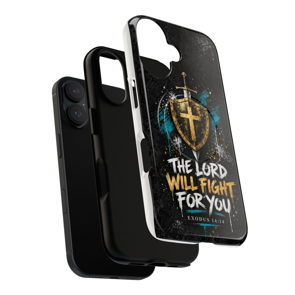 The Lord Will Fight for You Tough Magnetic Phone Case