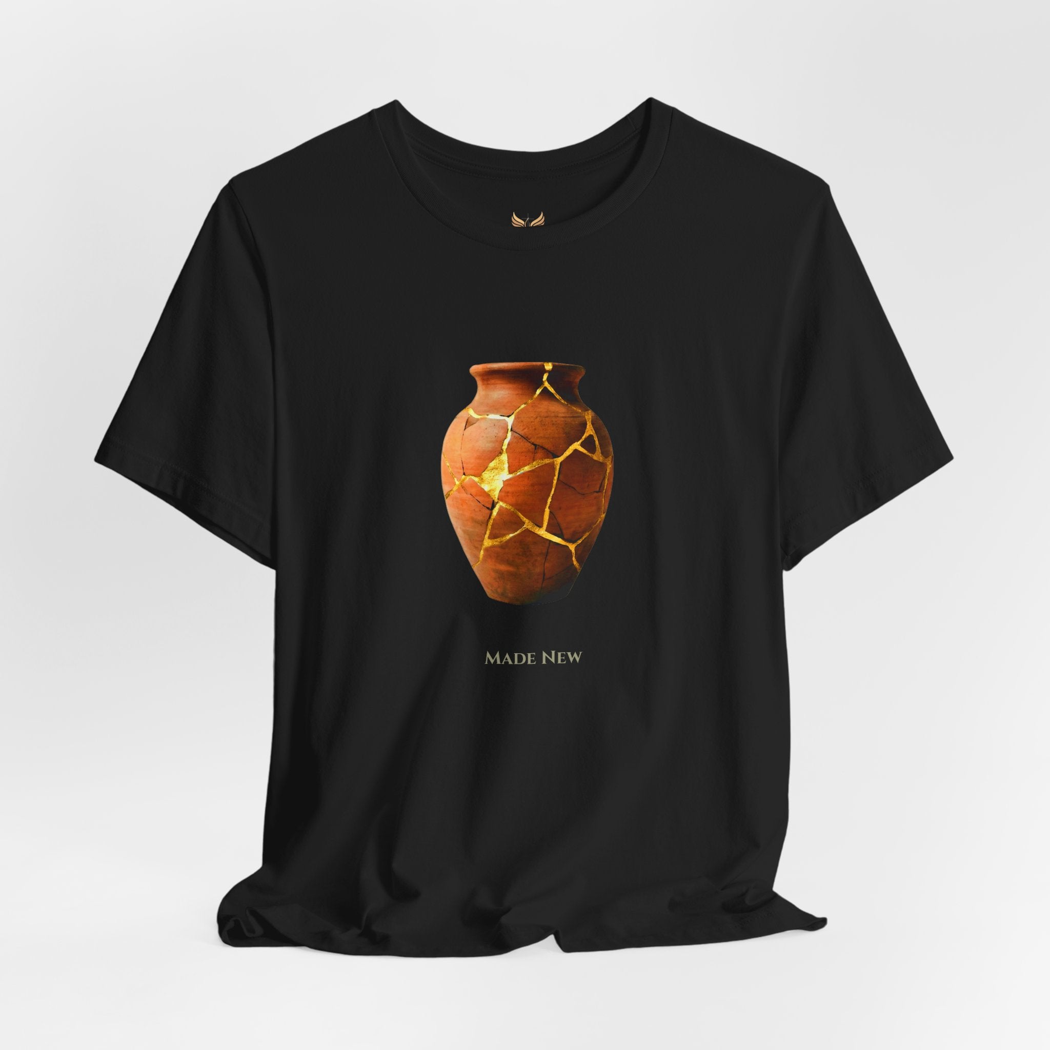 Made New Christian Shirt, Kintsugi Jar Graphic Tee, New Creation Faith Shirt, 2 Corinthians 5 17, Christian Gift