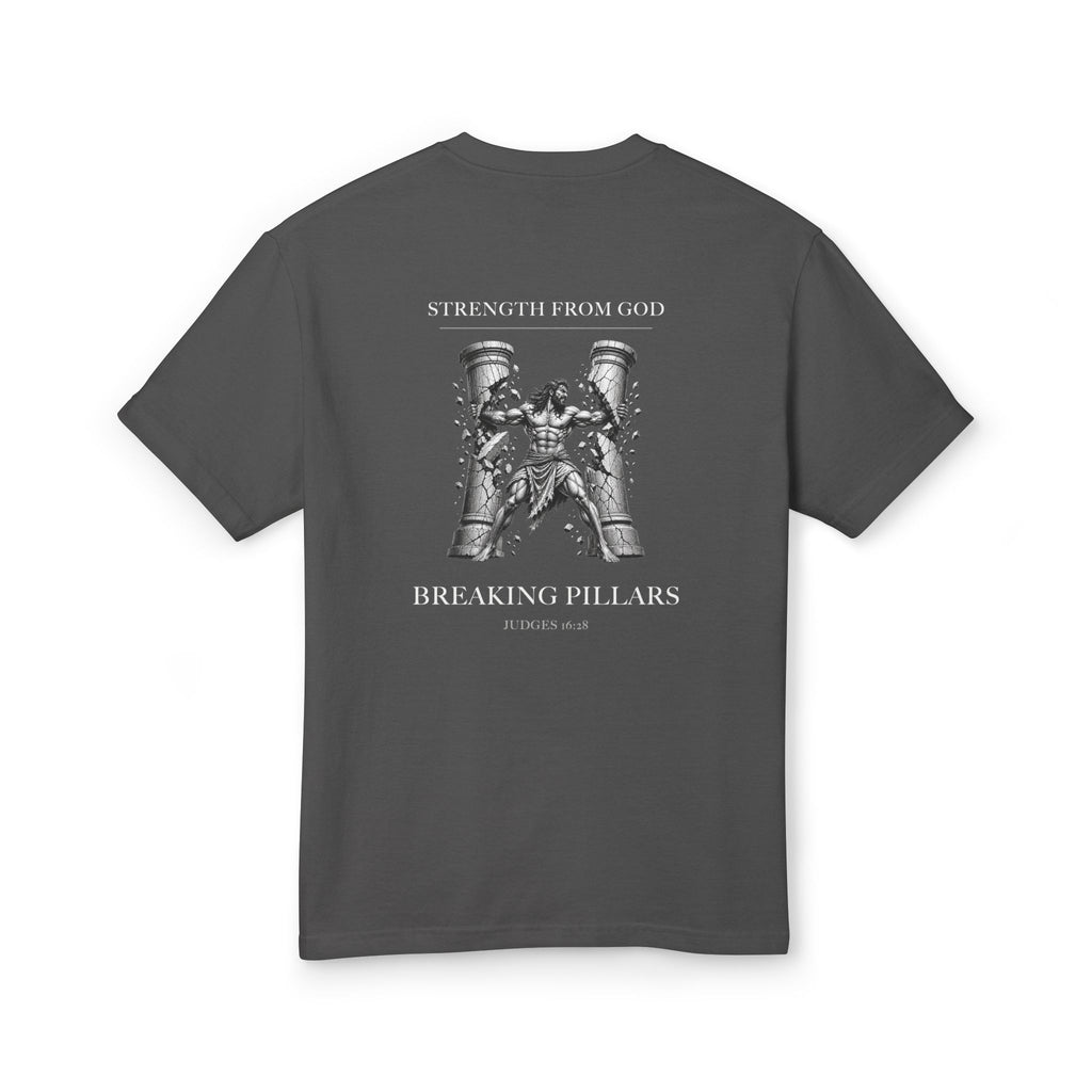 Breaking Pillars Garment-Dyed Christian Gym Tee