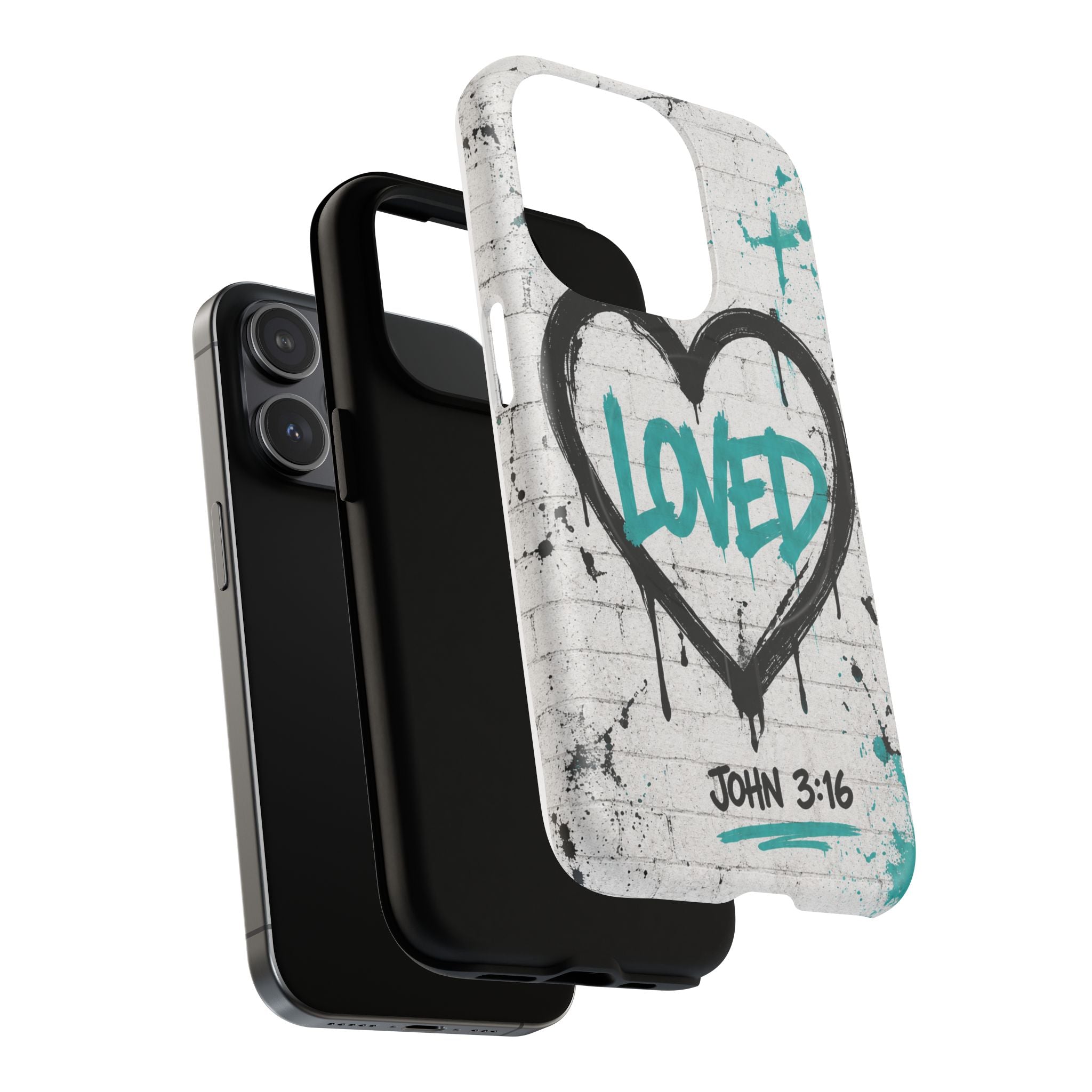 Loved John 3:16 Christian Tough Magnetic Phone Case