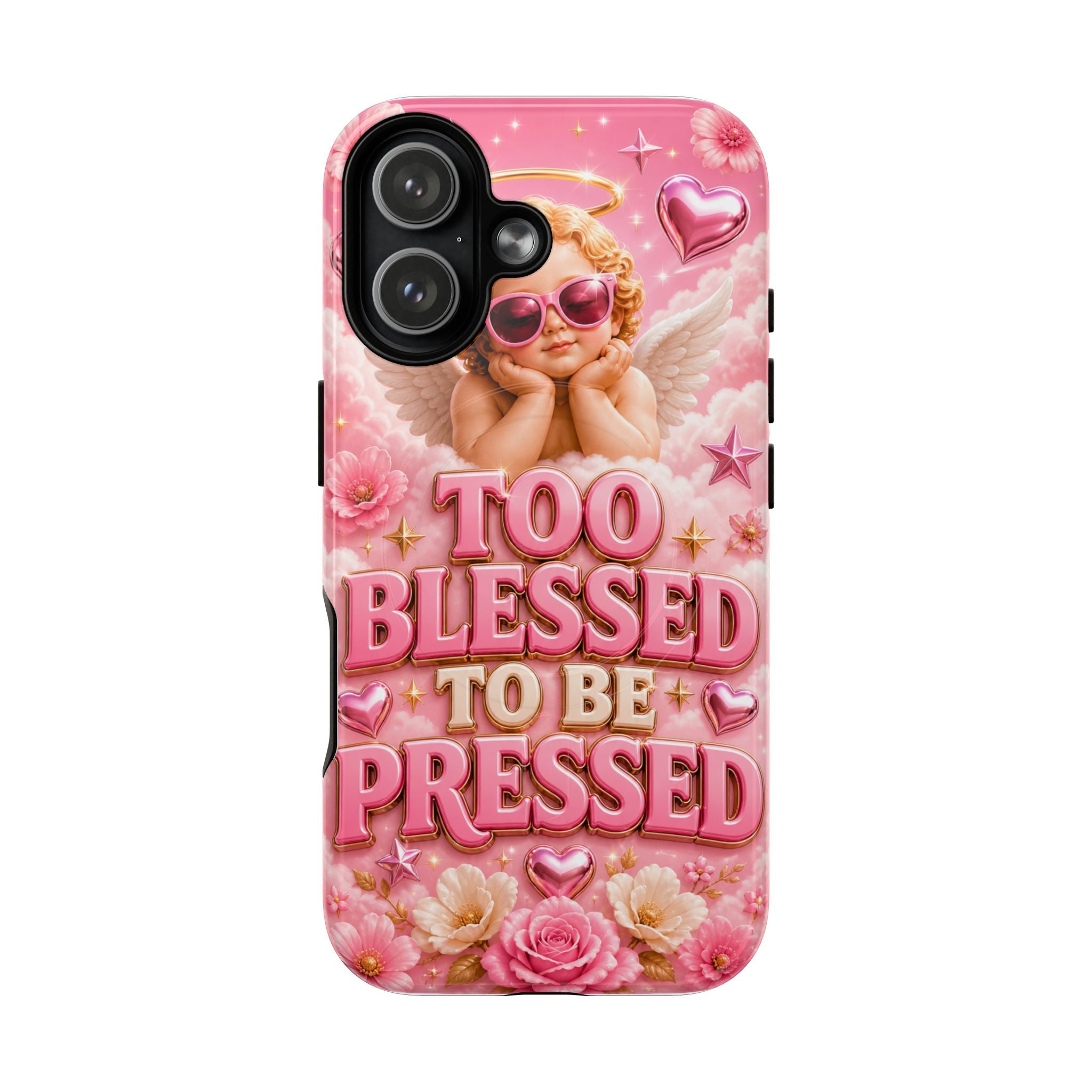 Too Blessed To Be Pressed MagSafe Tough Phone Case