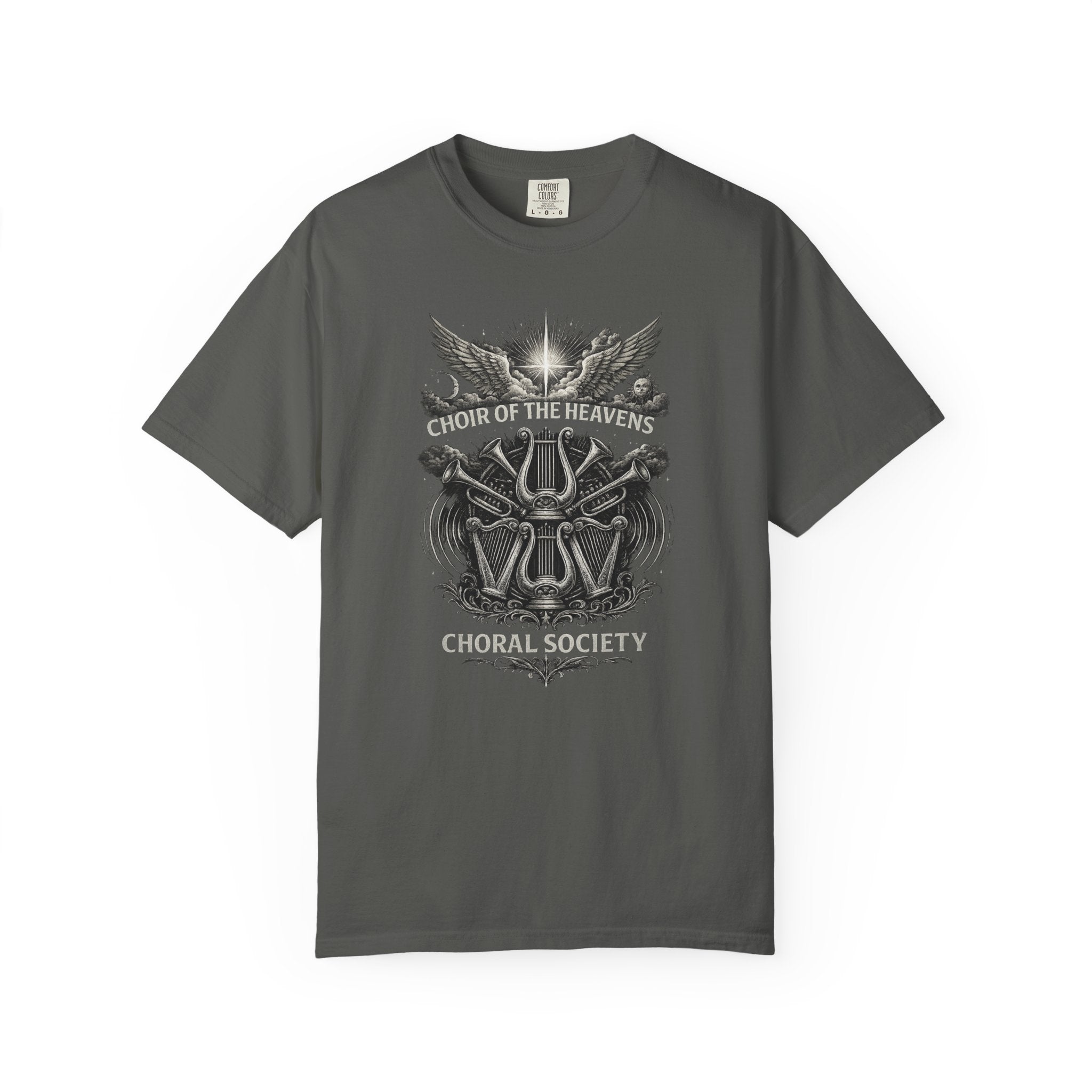 Choir of the Heavens Shirt, Christian Choir Tee, Choral Society Music Shirt, Worship Team Gift, Vintage Angel Music Tee, Church Musician