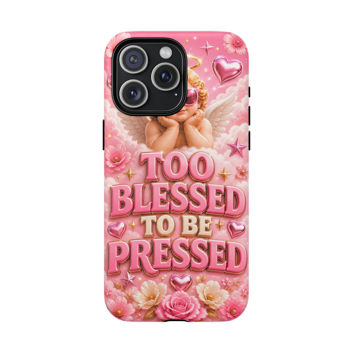 Too Blessed To Be Pressed Magsafe Phone Case