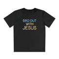 Bro Out With Jesus Youth Shirt, Funny Christian Tee for Boys, Youth Group Camp Shirt, Teen Faith Gift, Church Youth Ministry Top