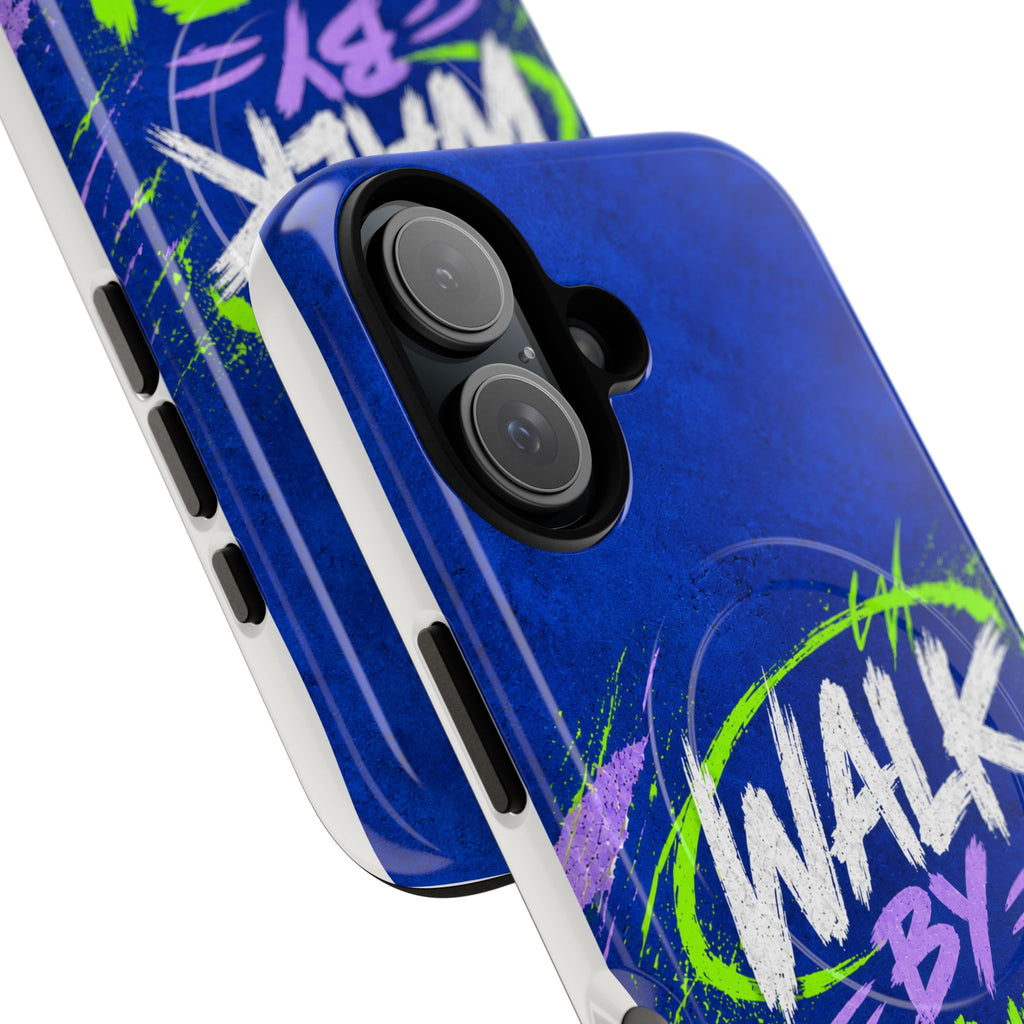Walk by Faith Not by Screen Time Christian Tough Magnetic Phone Case