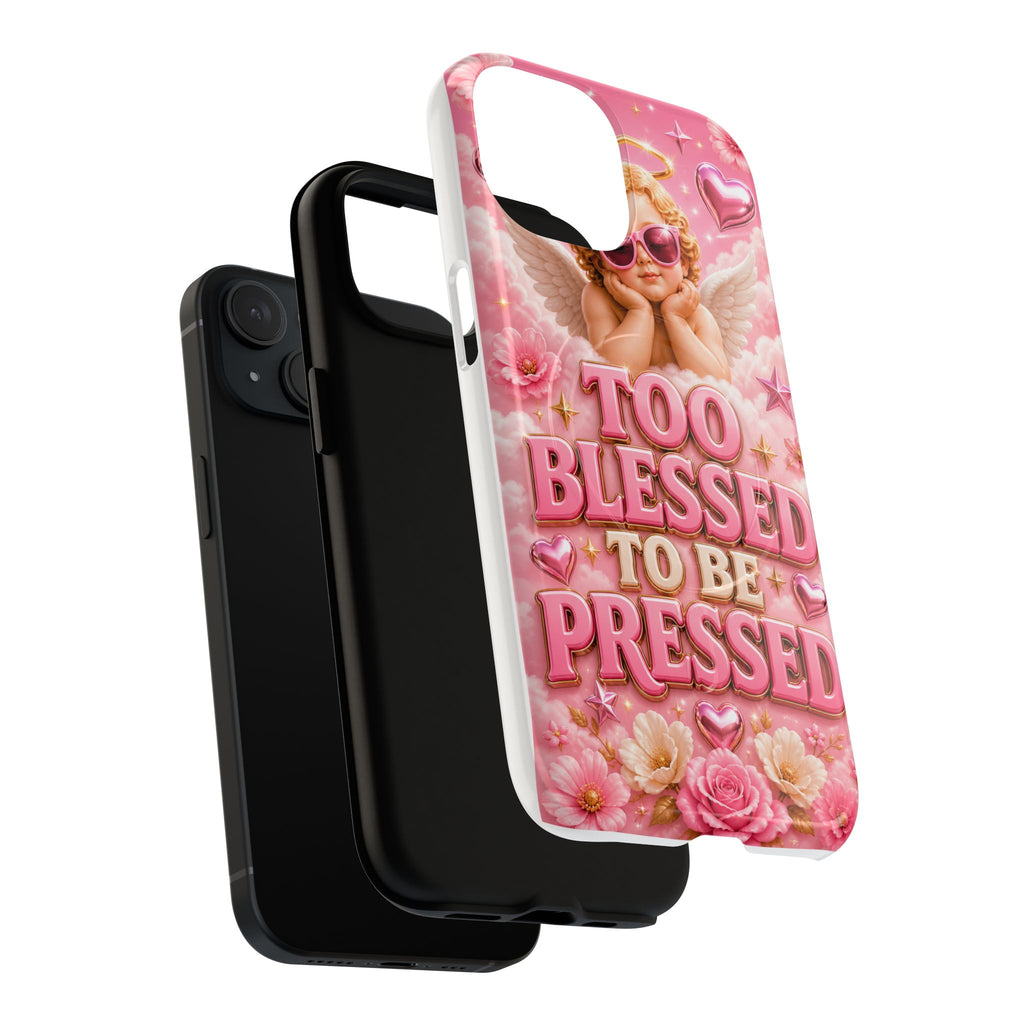 Too Blessed To Be Pressed MagSafe Tough Phone Case