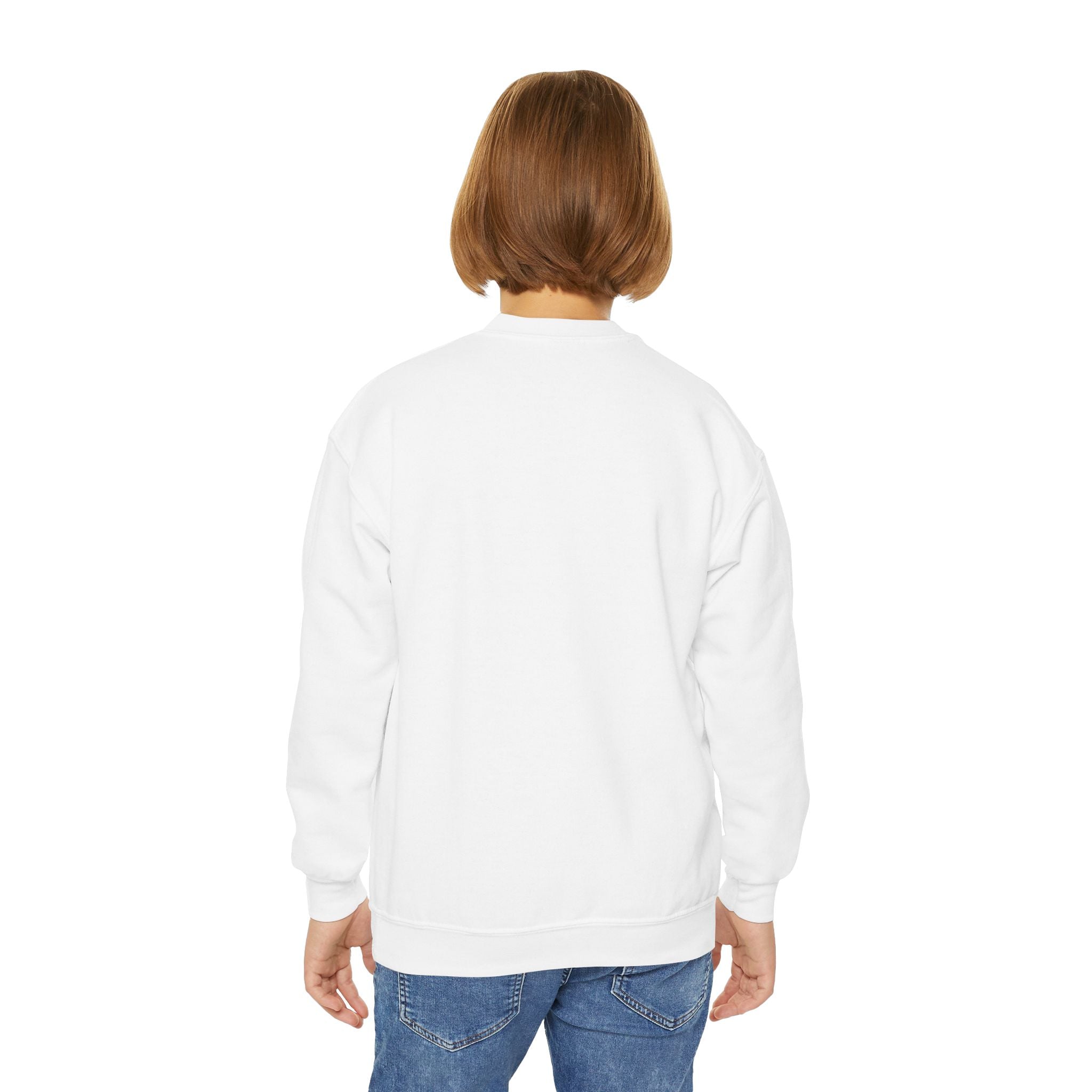 Hope Anchors the Soul Youth Crewneck Sweatshirt, Embroidered Christian Kids Pullover, Minimal Faith Sweater, Teen Gift
