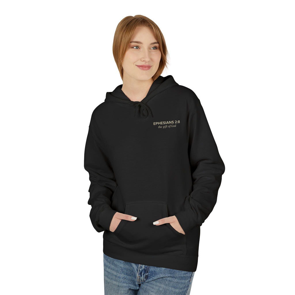 Saved by Grace Hoodie, Eternal Life Christian Pullover, Scripture Sweatshirt