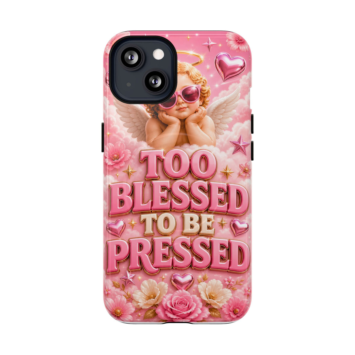 Too Blessed To Be Pressed Magsafe Phone Case