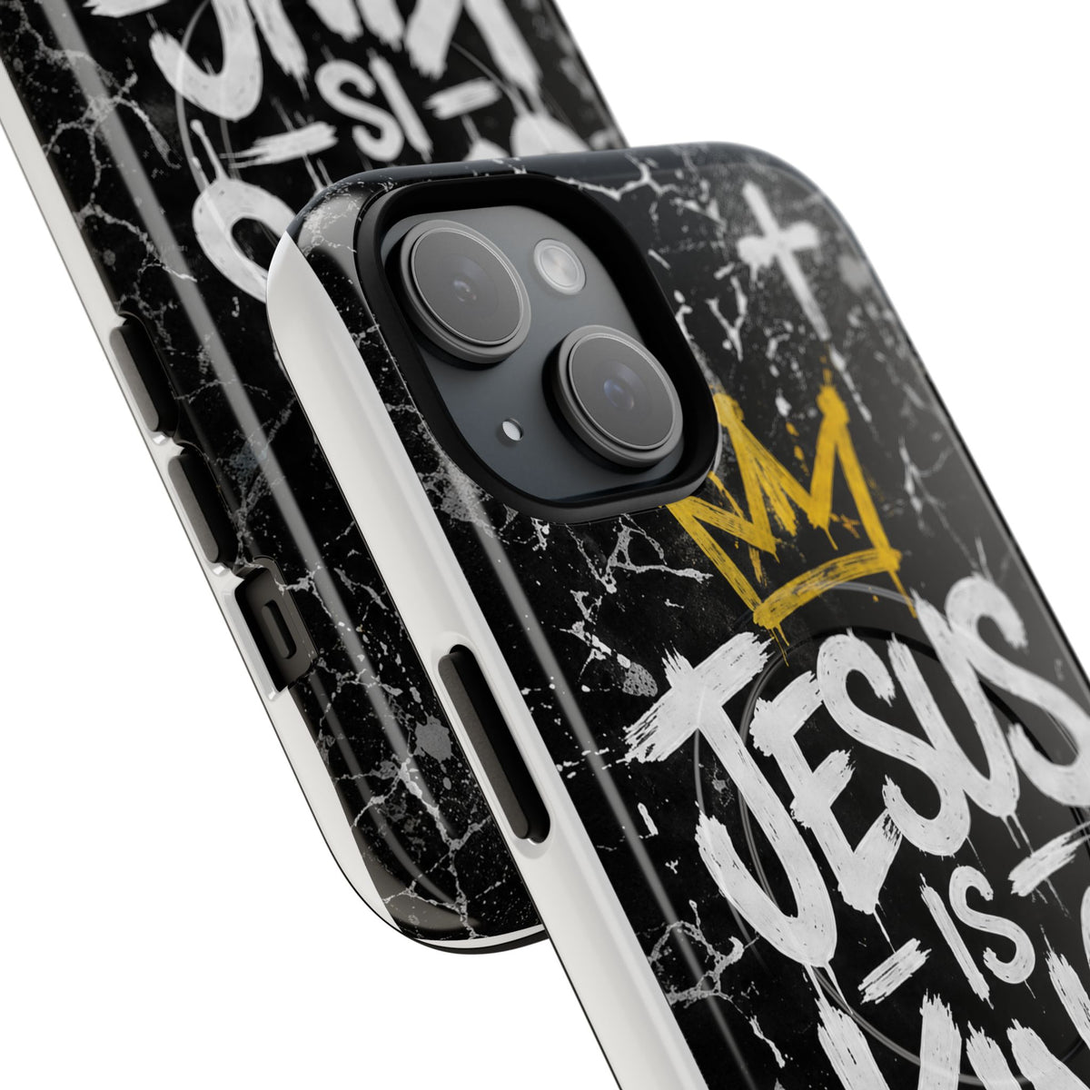 Jesus Is King Christian Graffiti Phone Case