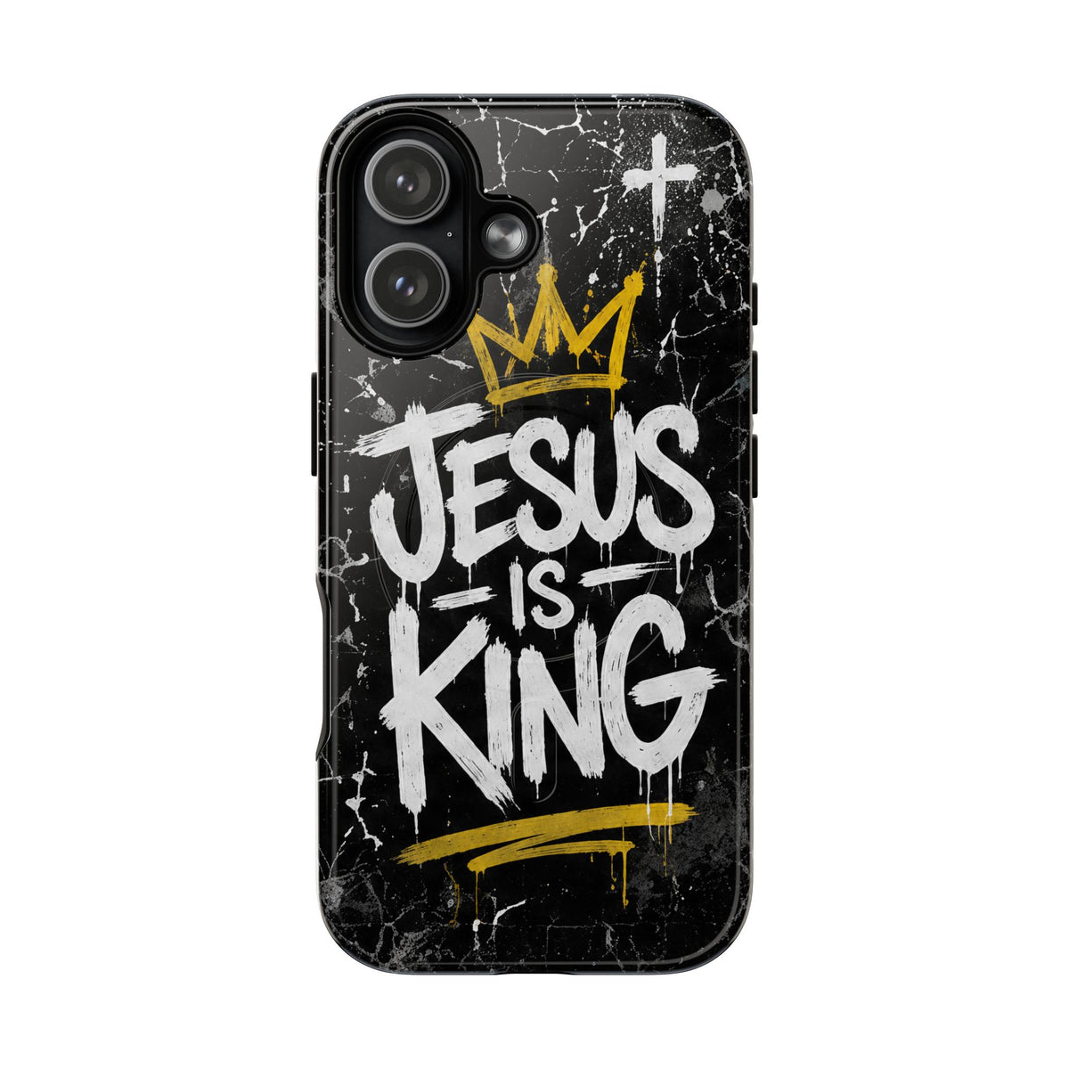 Jesus Is King Christian Graffiti Phone Case