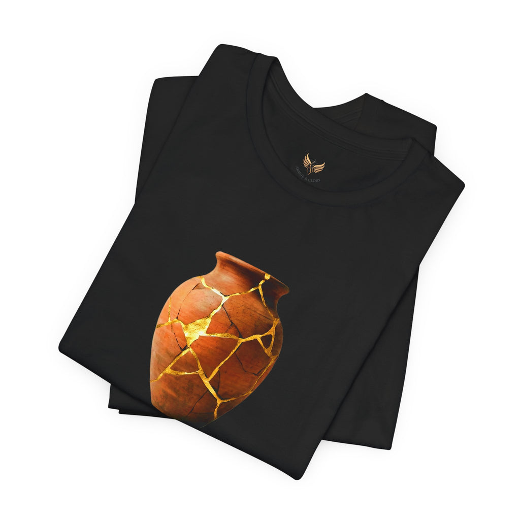 Made New Christian Shirt, Kintsugi Jar Graphic Tee, New Creation Faith Shirt, 2 Corinthians 5 17, Christian Gift