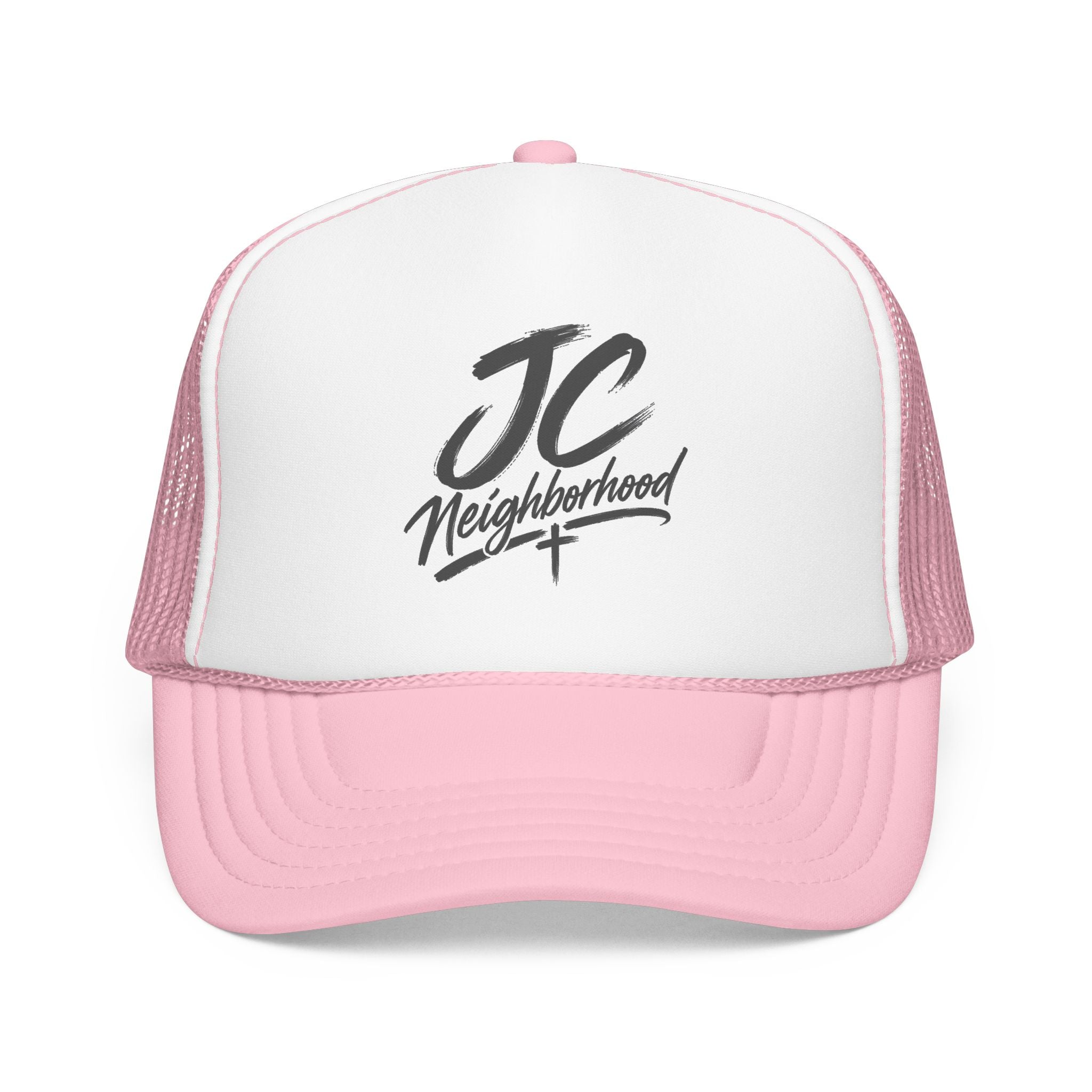 JC Neighborhood Foam Trucker Hat, Christian Streetwear Cap