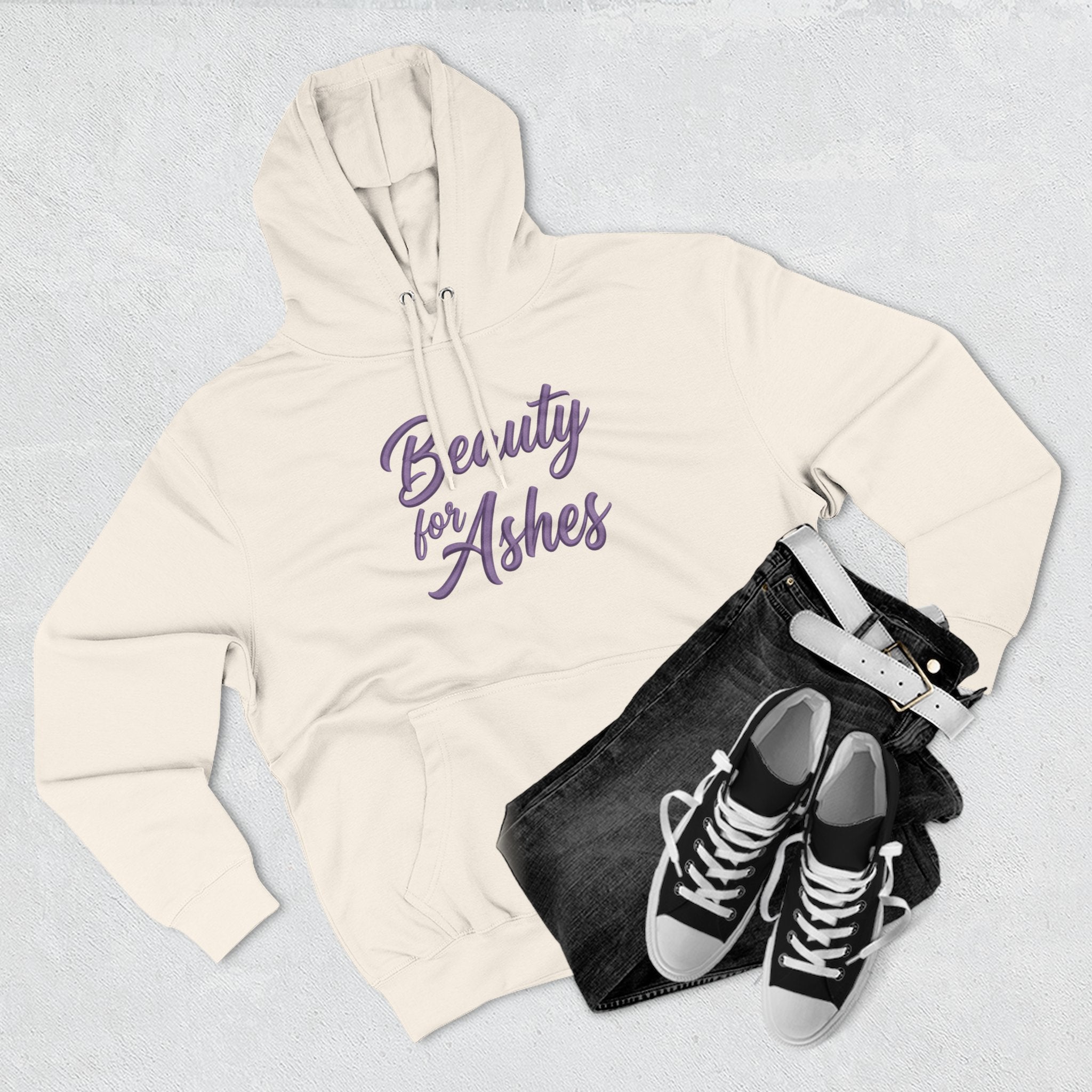 Beauty for Ashes Phoenix Rise Hoodie | Inspirational Scripture Sweatshirt