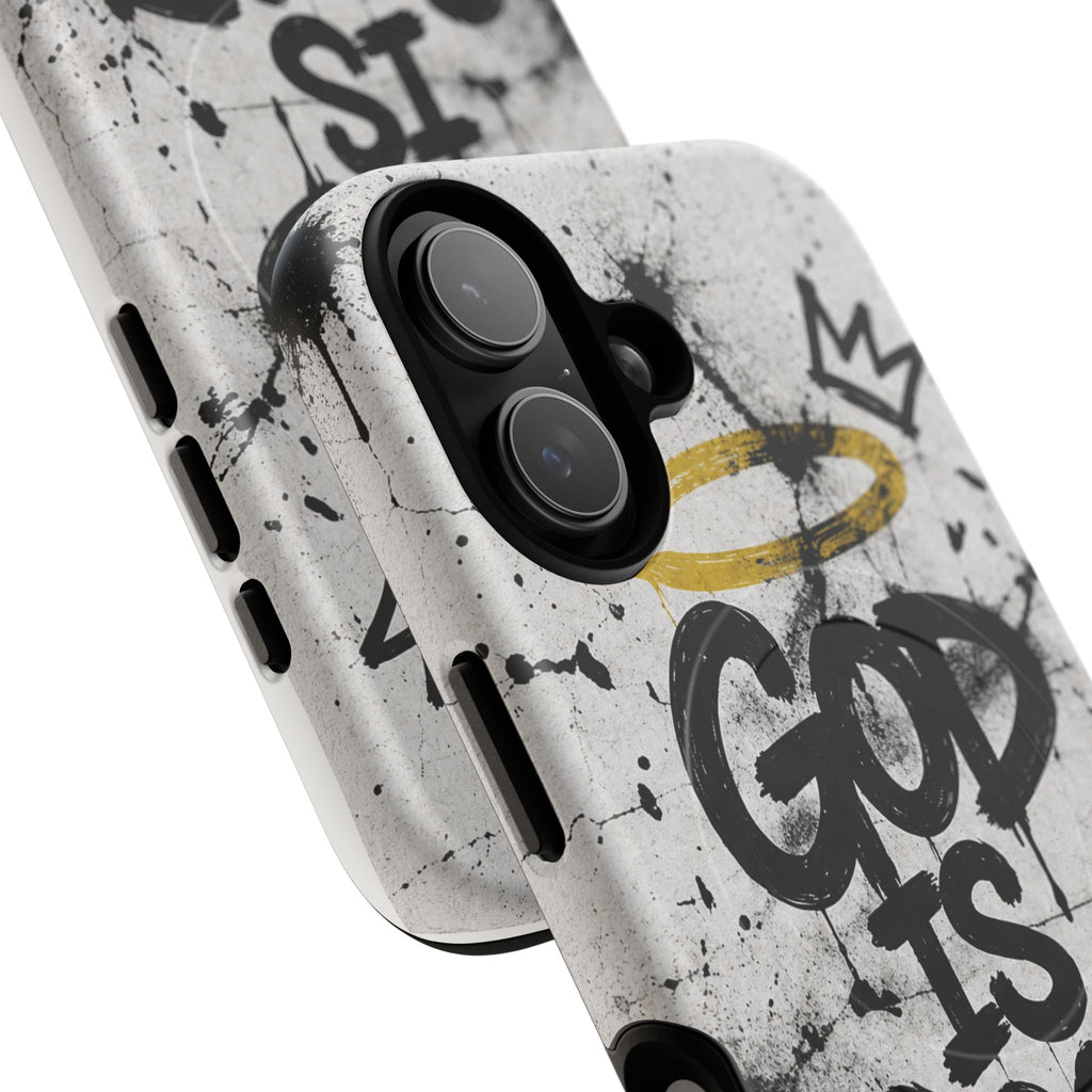 God Is Good Christian Graffiti Tough Magnetic Phone Case