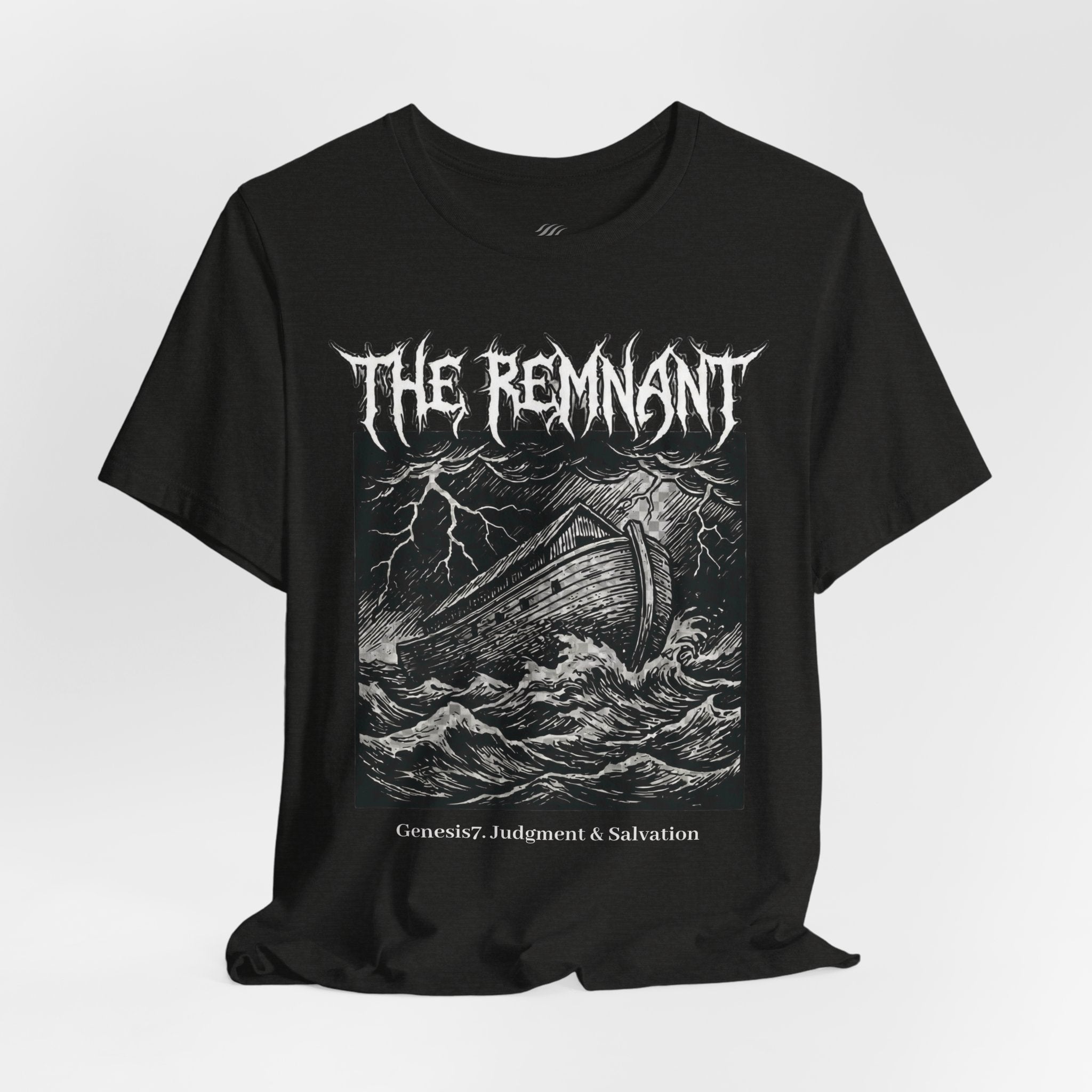 The Remnant Noahs Ark Shirt, Christian Streetwear Graphic Tee, Covenant Judgment Salvation, Gothic Faith T Shirt, Unisex