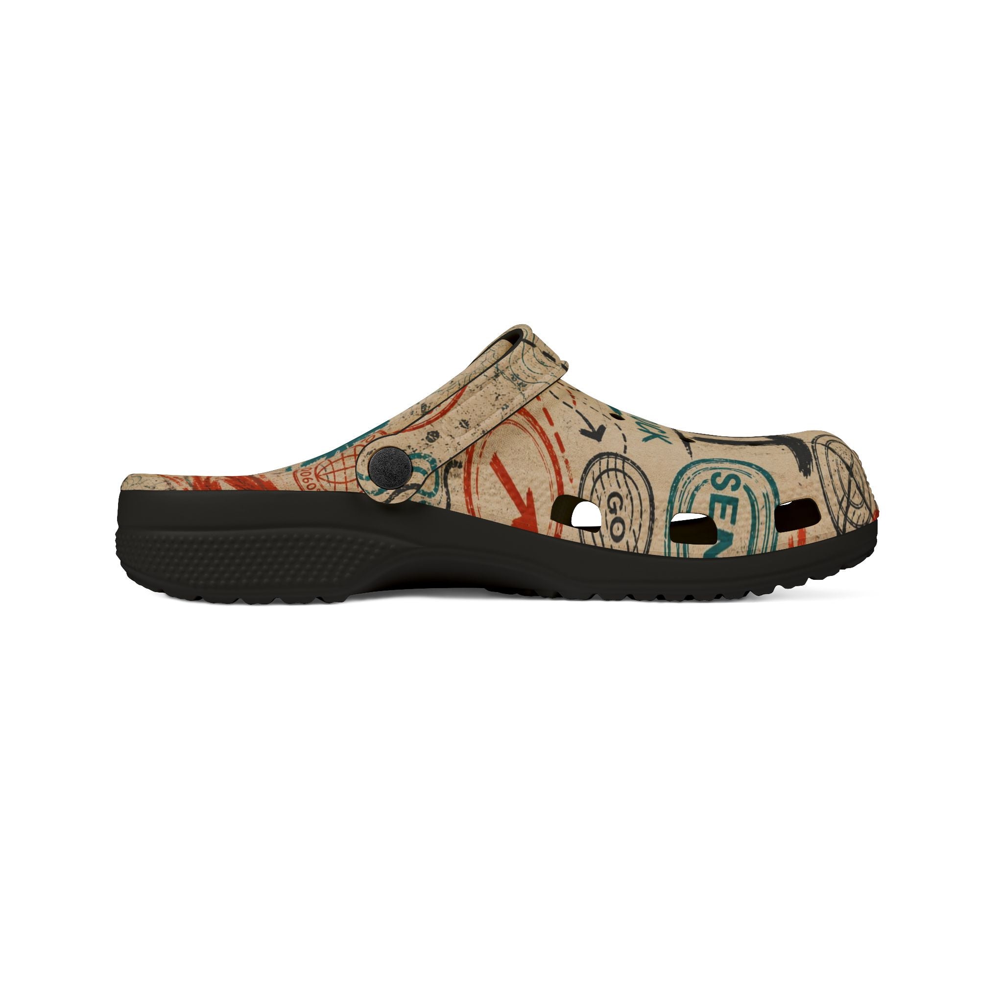 Sent Not Stuck EVA Foam Clogs (AOP)