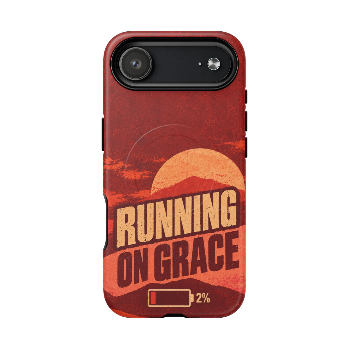 Running on Grace Christian Tough Magnetic Phone Case