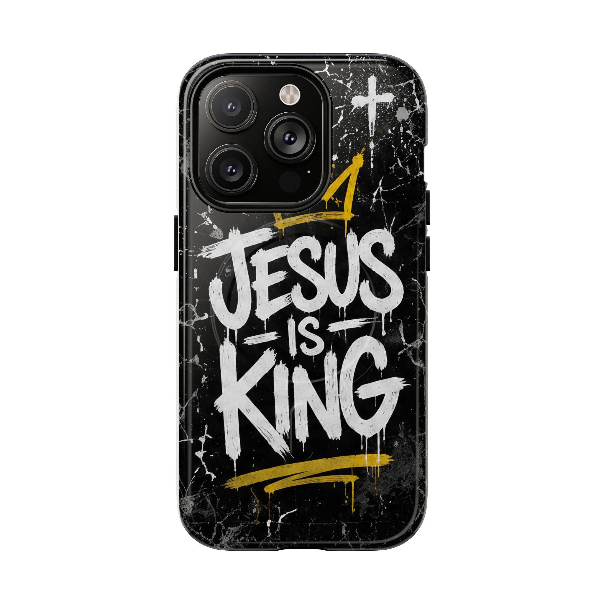 Jesus Is King Christian Graffiti Phone Case