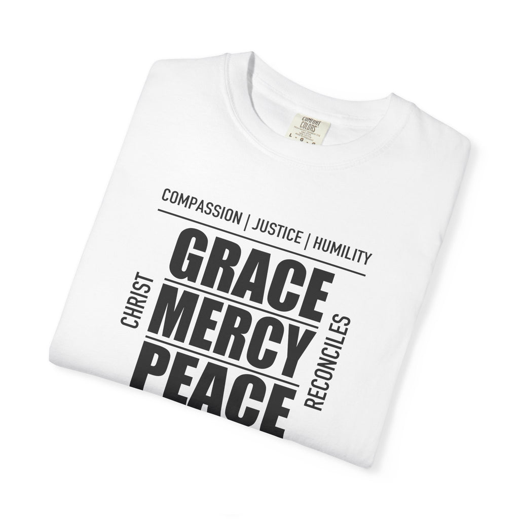 Grace Mercy Peace | Christian Tee