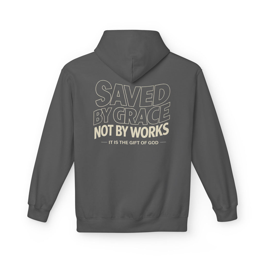 Saved by Grace Hoodie, Eternal Life Christian Pullover, Scripture Sweatshirt