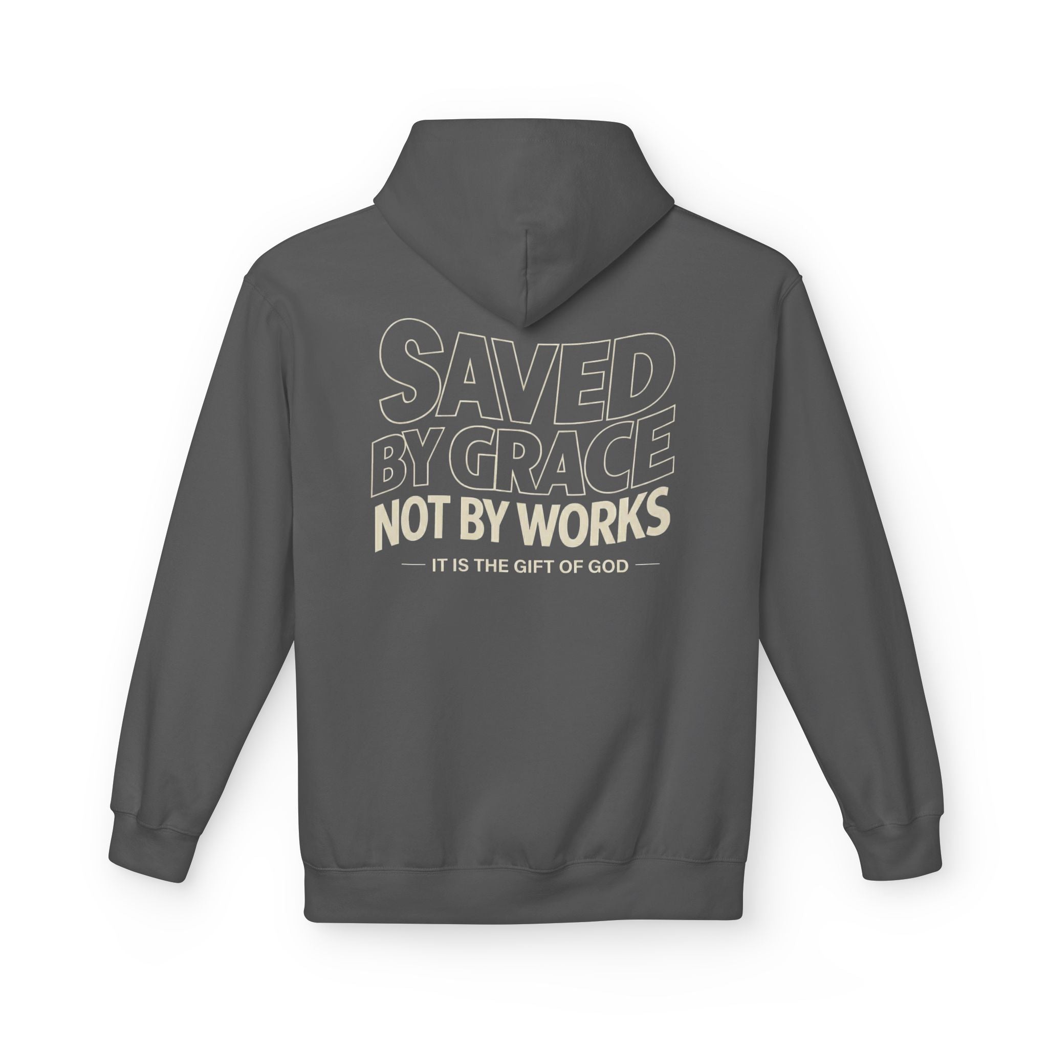 Saved by Grace Hoodie, Eternal Life Christian Pullover, Scripture Sweatshirt