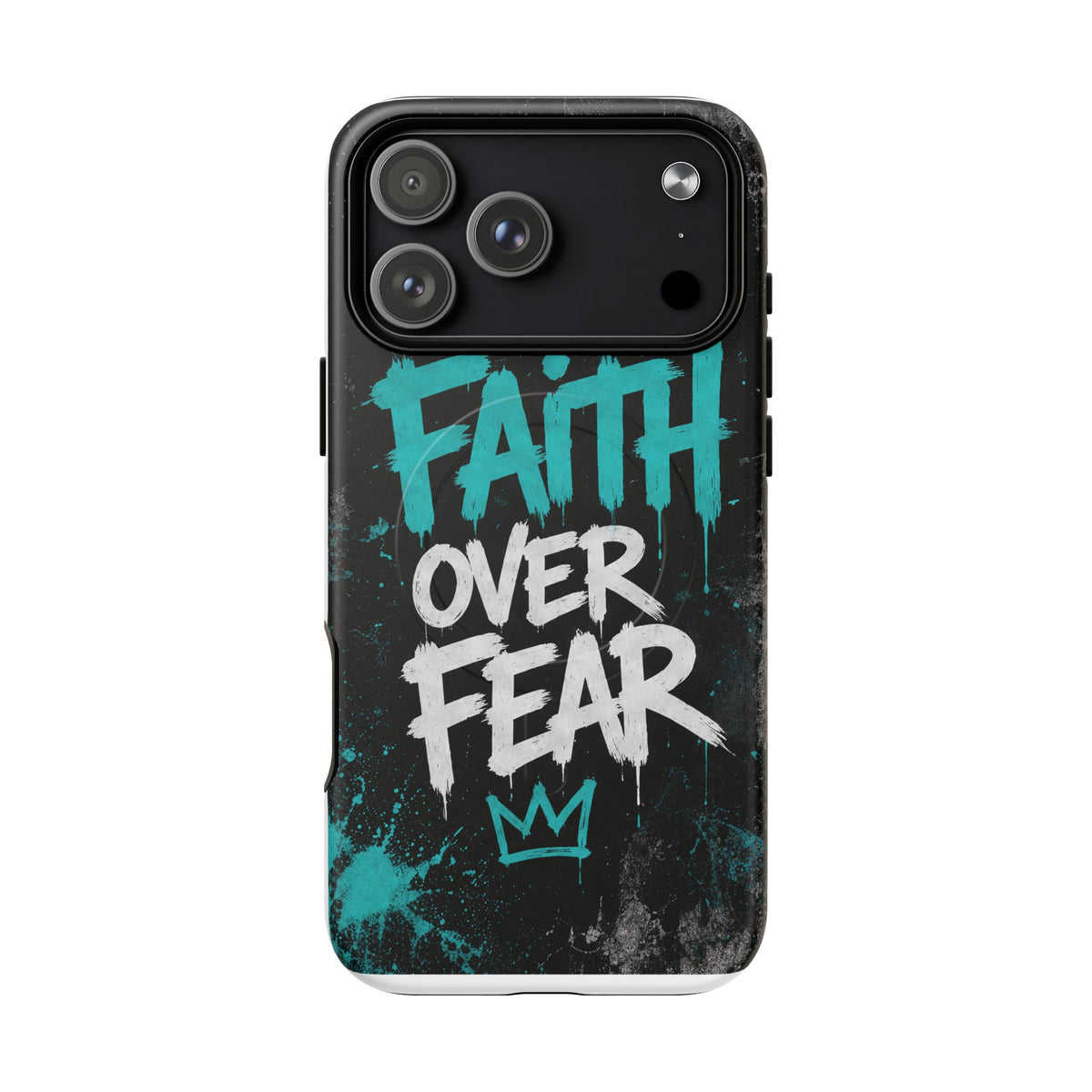 Faith Over Fear Christian Graffiti Phone Case