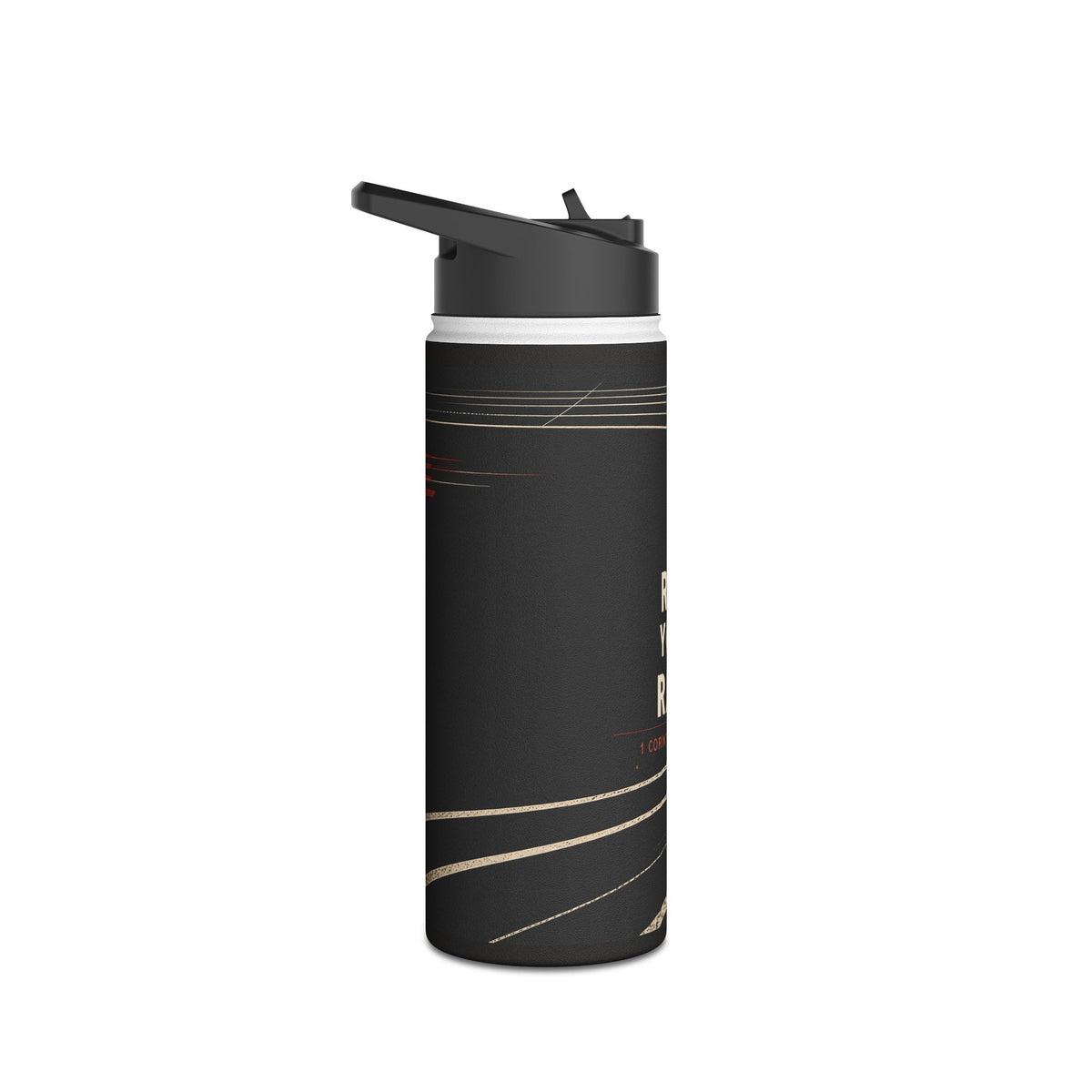 Run Your Race Stainless Steel Water Bottle