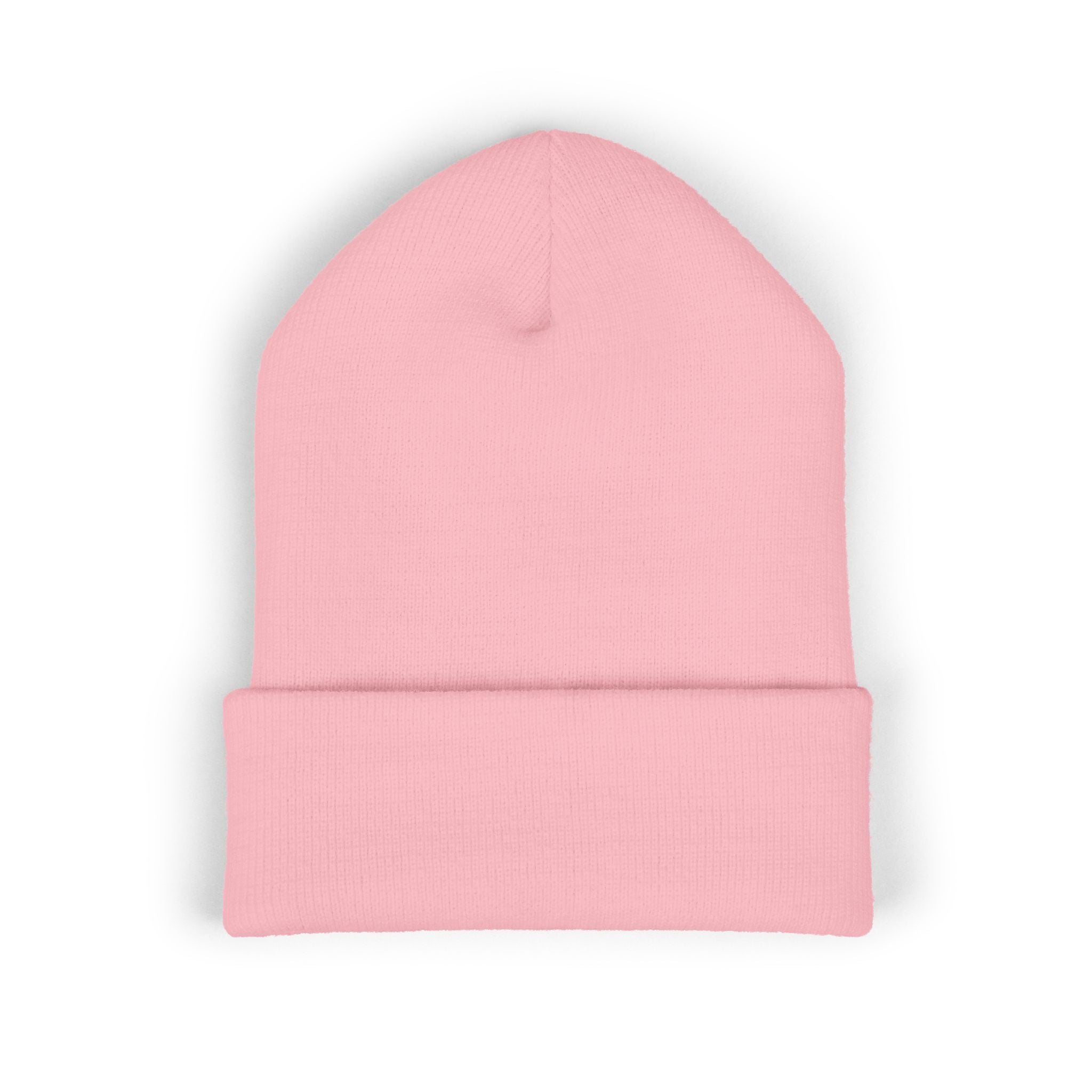 Embroidered Christian Beanie Celtic Cross Knit Cuffed Hat Minimal Faith Apparel Gift for Men Women | Christian Streetwear