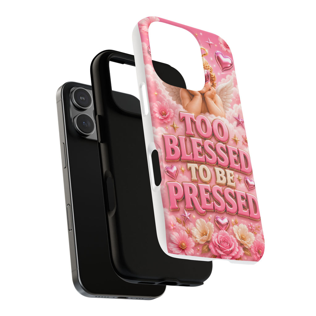 Too Blessed To Be Pressed MagSafe Tough Phone Case