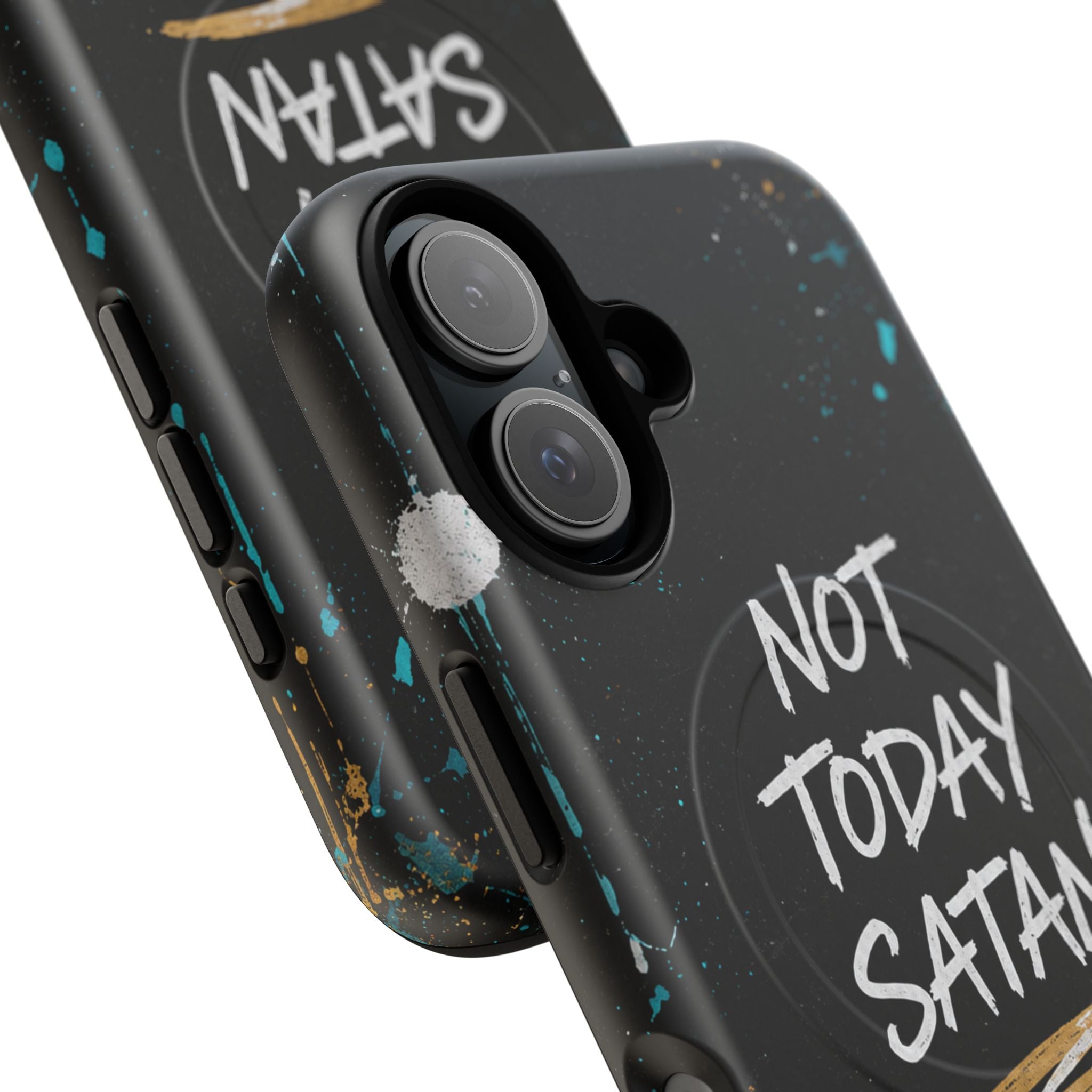 Not Today Satan Christian Tough Magnetic Phone Case