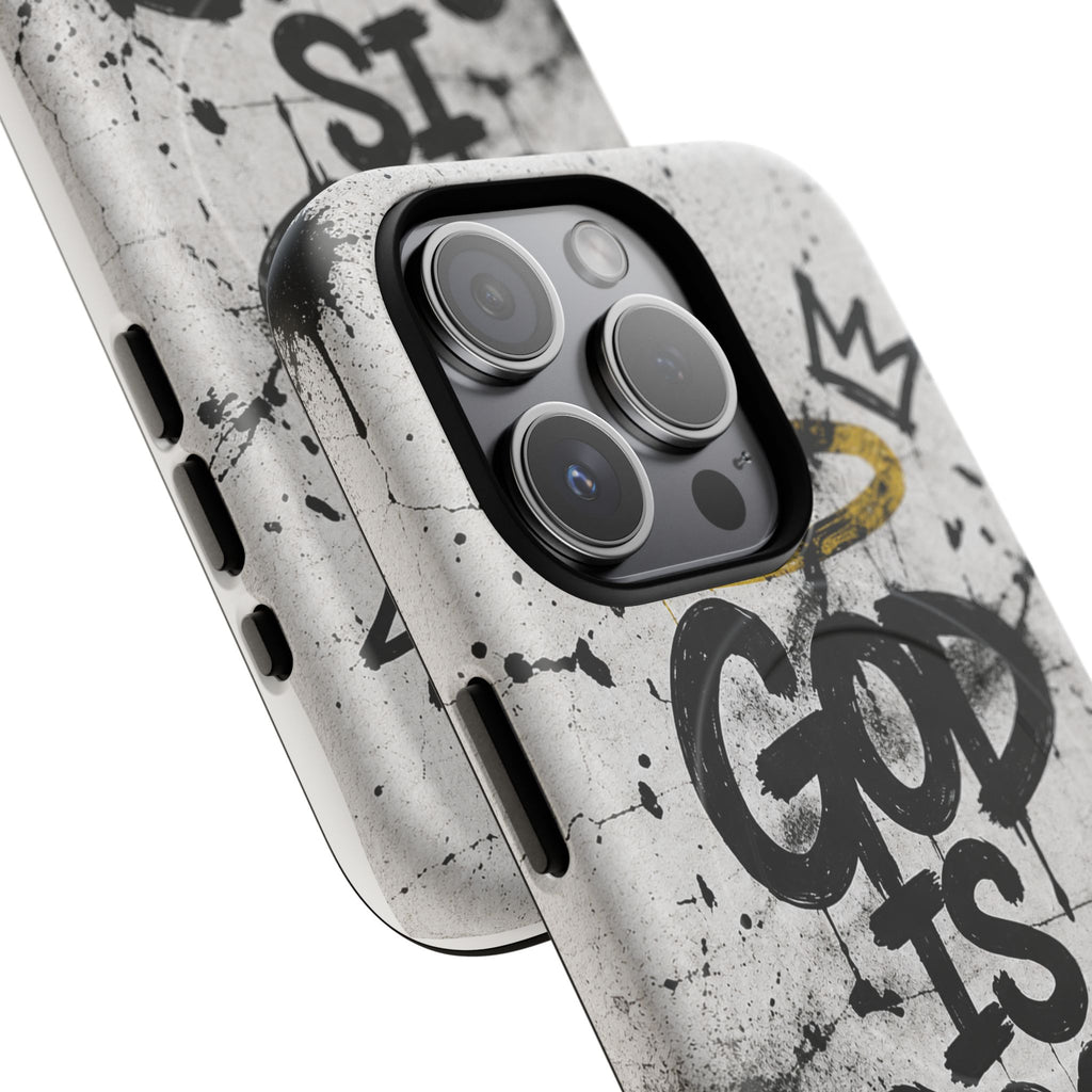 God Is Good Christian Graffiti Tough Magnetic Phone Case