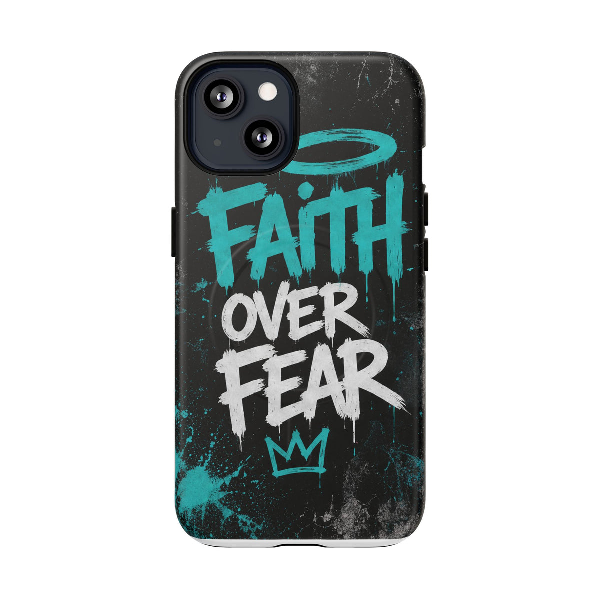 Faith Over Fear Christian Graffiti Phone Case