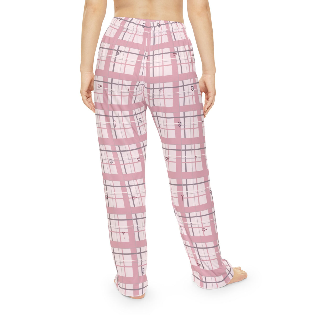 Psalm 23 Field Club Pink Plaid Pajama Pants