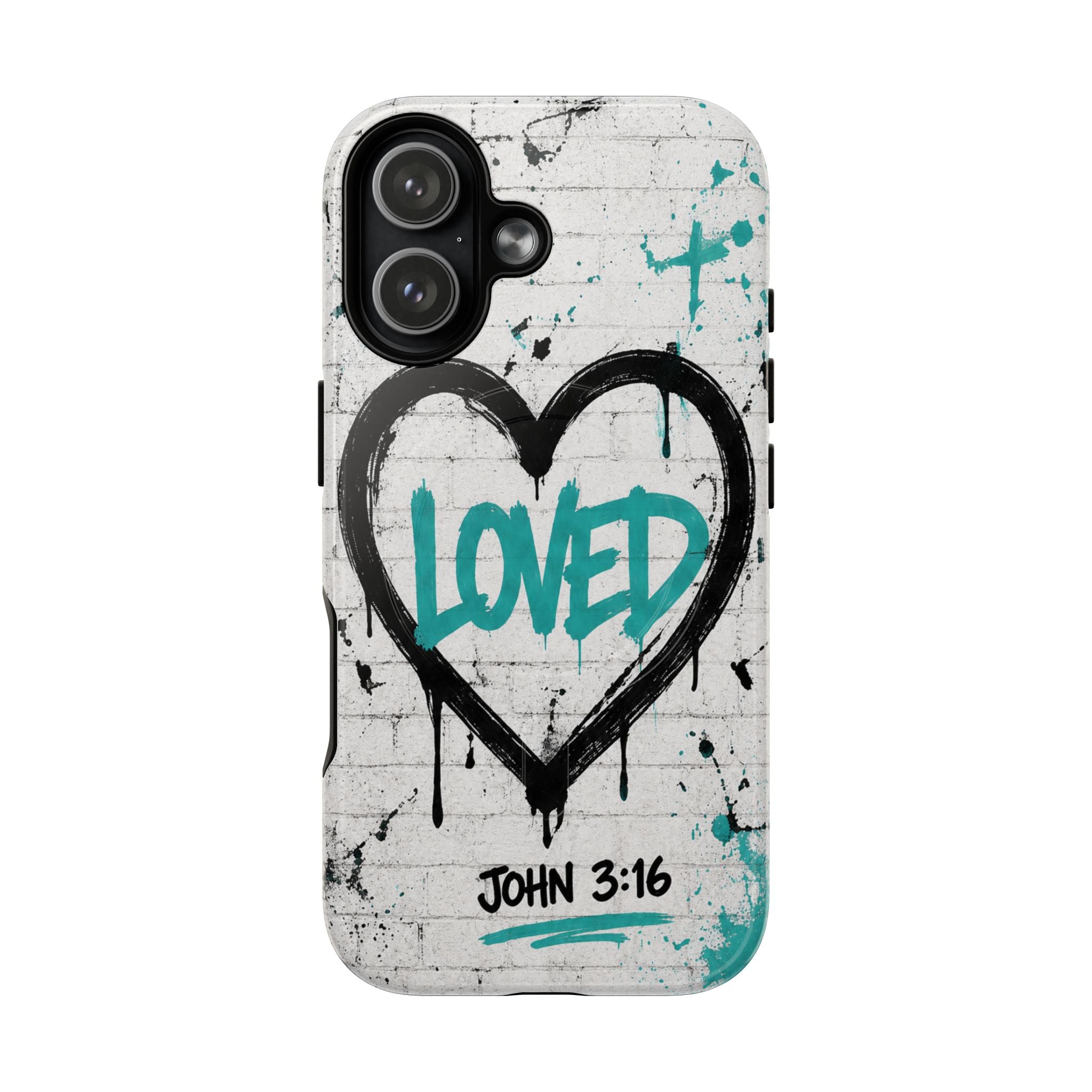 Loved John 3:16 Christian Tough Magnetic Phone Case