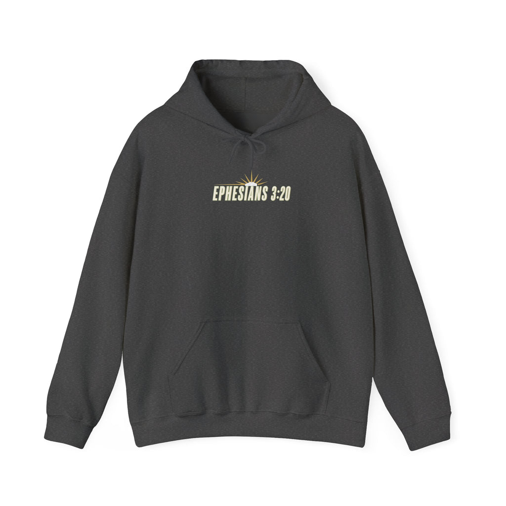 Ephesians 3:20 Hoodie, Christian Hoodie, Faith Based Sweatshirt, God Is Able Hoodie, Christian Streetwear, Bible Verse Hoodie, Unisex