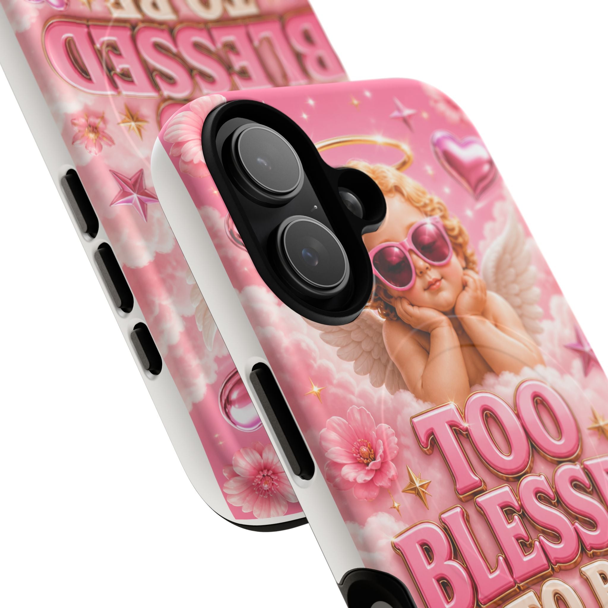 Too Blessed To Be Pressed MagSafe Tough Phone Case