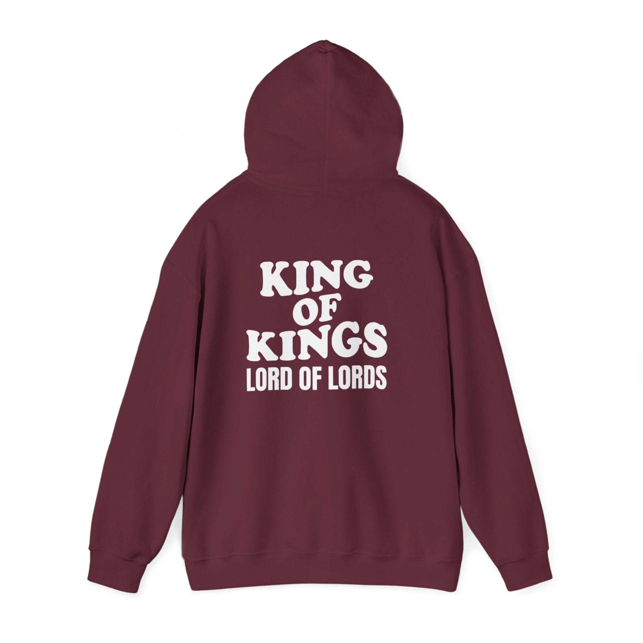 King of Kings Lord of Lords Hoodie, Christian Scripture Sweatshirt