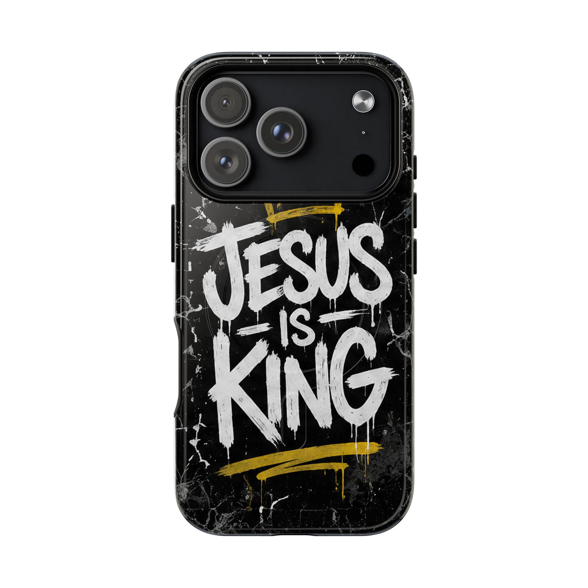 Jesus Is King Christian Graffiti Phone Case