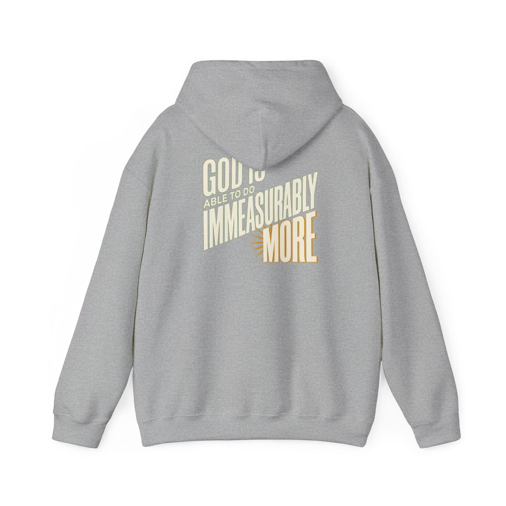 Ephesians 3:20 Hoodie, Christian Hoodie, Faith Based Sweatshirt, God Is Able Hoodie, Christian Streetwear, Bible Verse Hoodie, Unisex