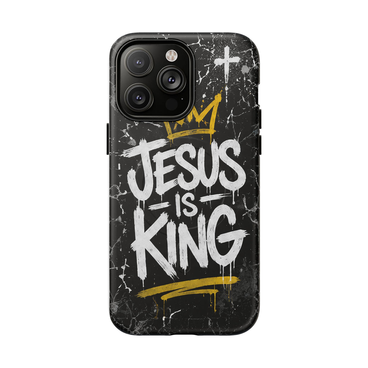 Jesus Is King Christian Graffiti Phone Case