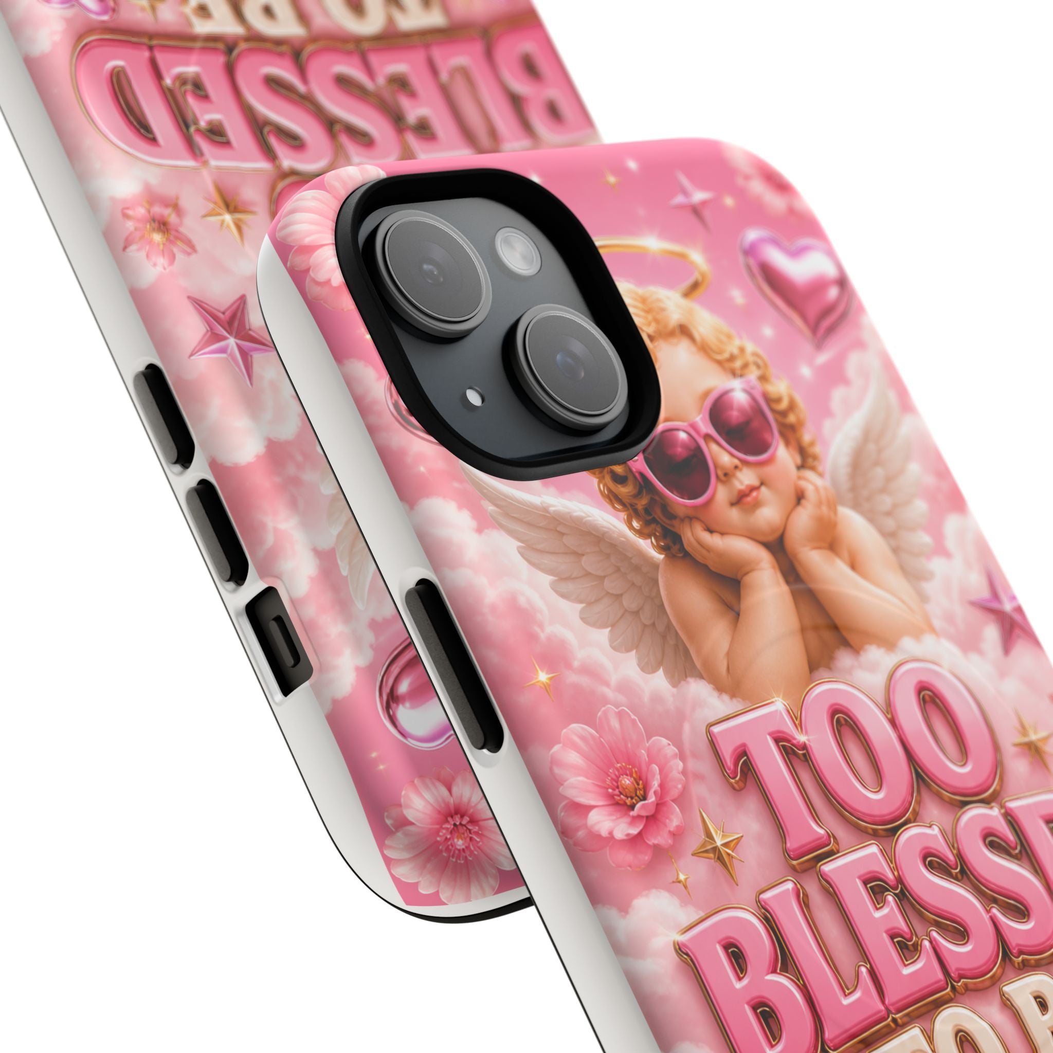 Too Blessed To Be Pressed MagSafe Tough Phone Case