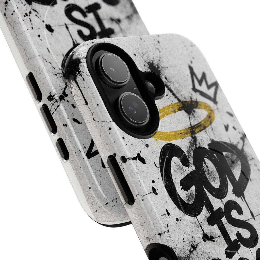 God Is Good Christian Graffiti Tough Magnetic Phone Case