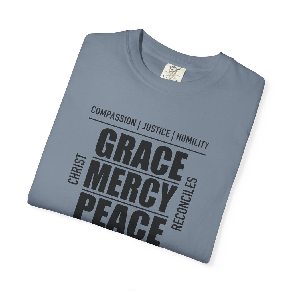 Grace Mercy Peace | Christian Tee