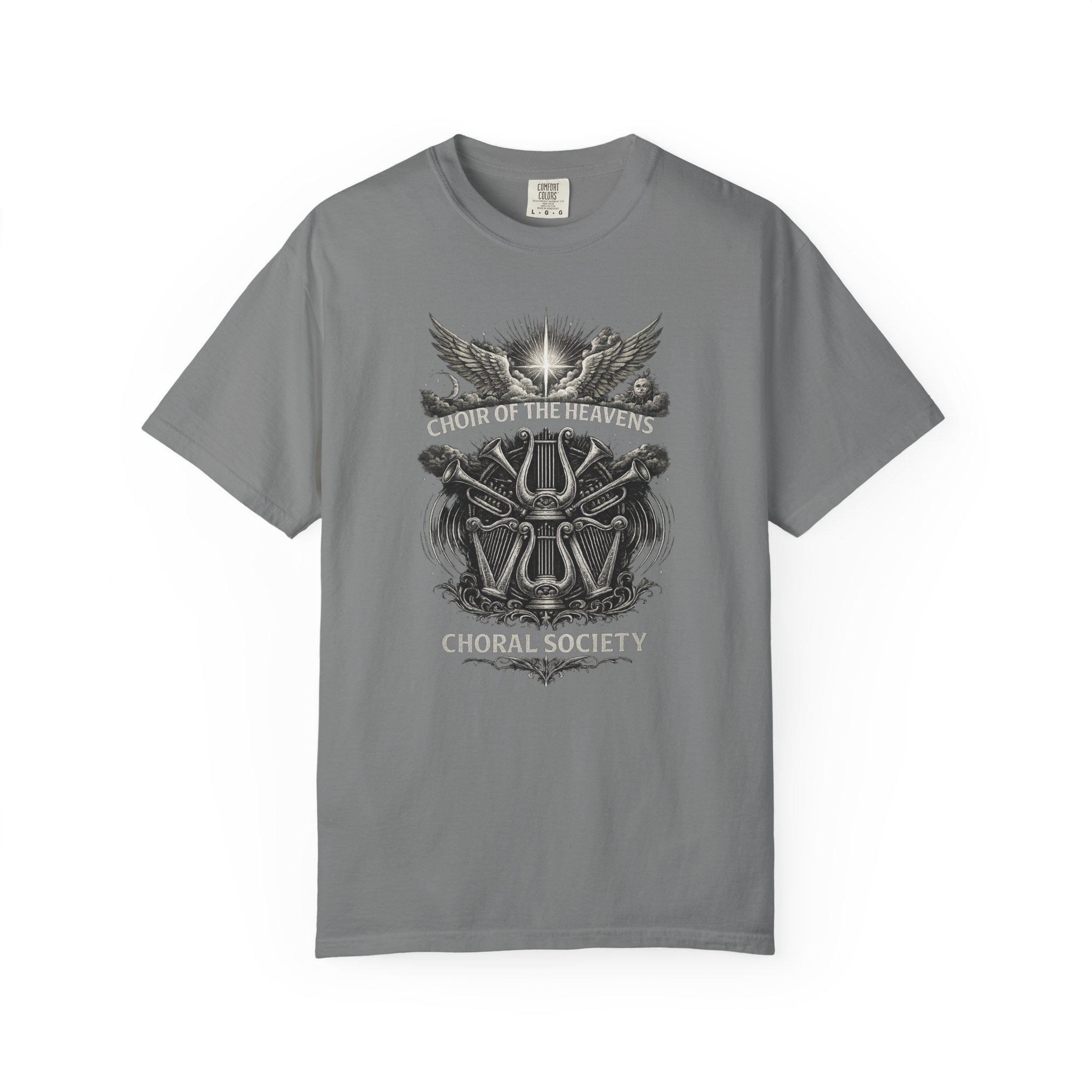 Choir of the Heavens Shirt, Christian Choir Tee, Choral Society Music Shirt, Worship Team Gift, Vintage Angel Music Tee, Church Musician