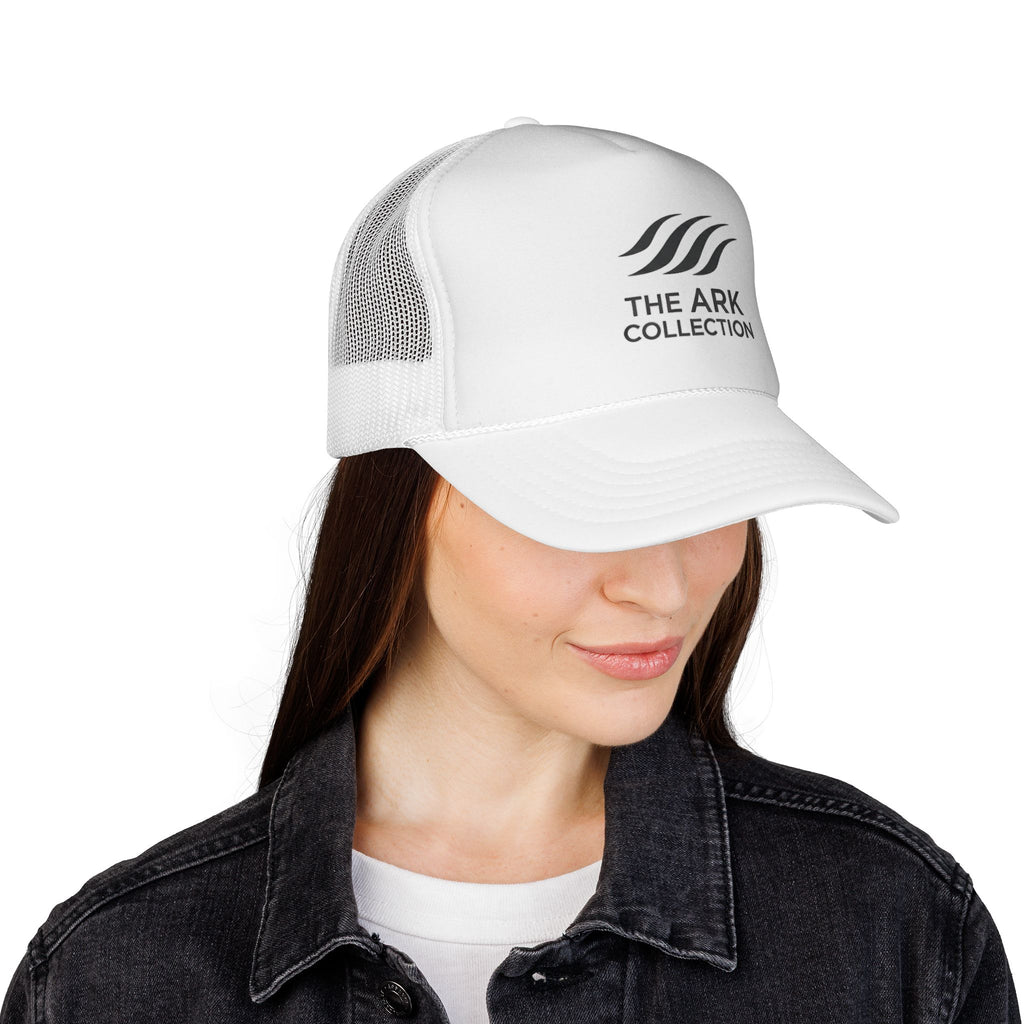 Built Before The Rain Trucker Hat The Ark Collection Christian Streetwear Snapback