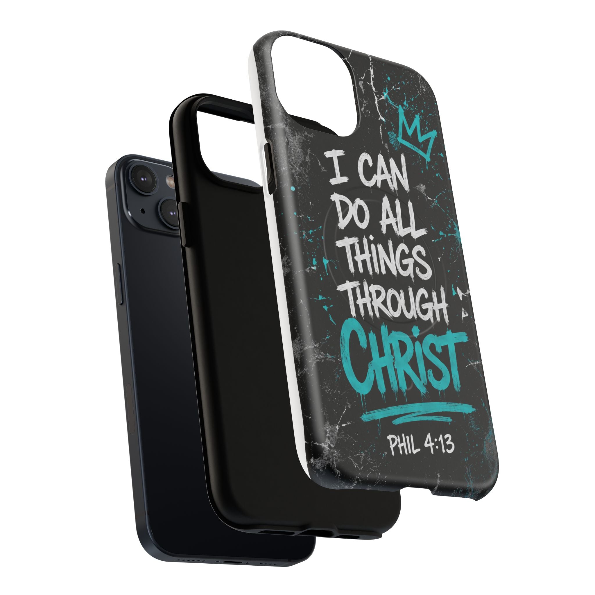 Through Christ Philippians 4:13 Tough Magnetic Phone Case
