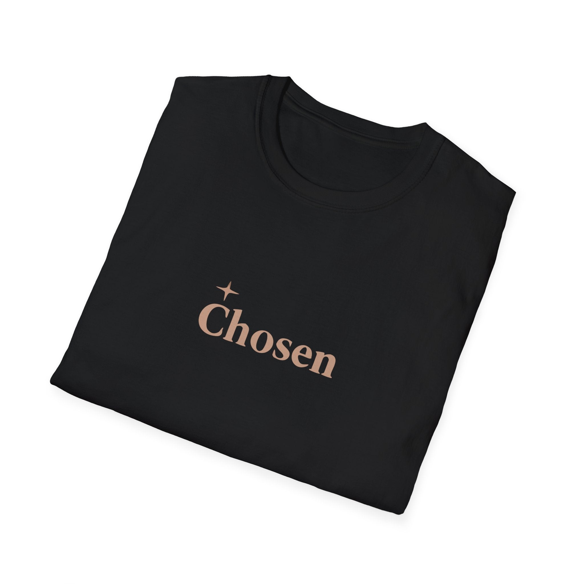 Chosen. Christian T-Shirt | Faith Apparel | Minimalist Bible Verse Tee | Chosen by God Shirt | Christian Gift for Women & Men