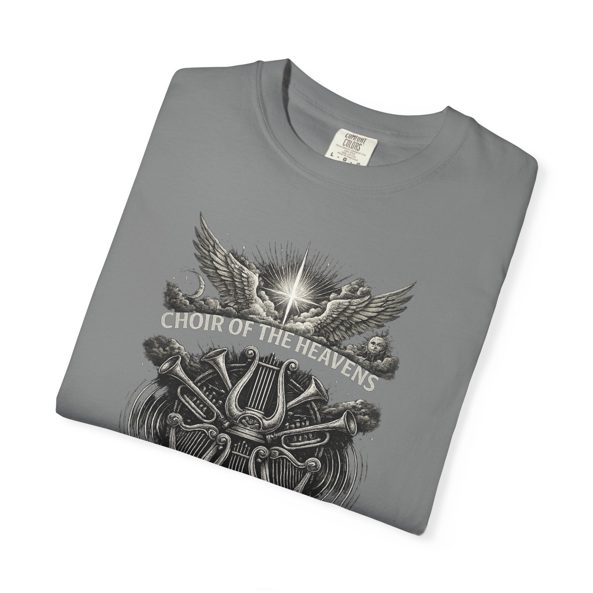 Choir of the Heavens Shirt, Christian Choir Tee, Choral Society Music Shirt, Worship Team Gift, Vintage Angel Music Tee, Church Musician
