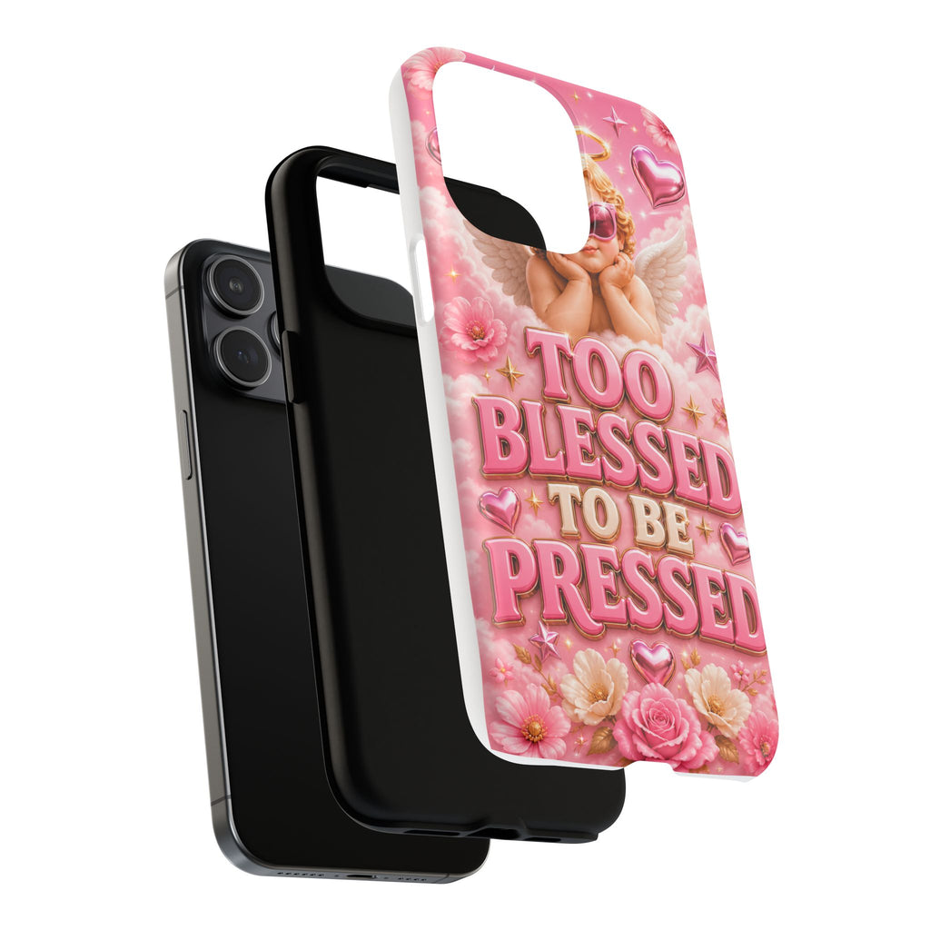 Too Blessed To Be Pressed MagSafe Tough Phone Case